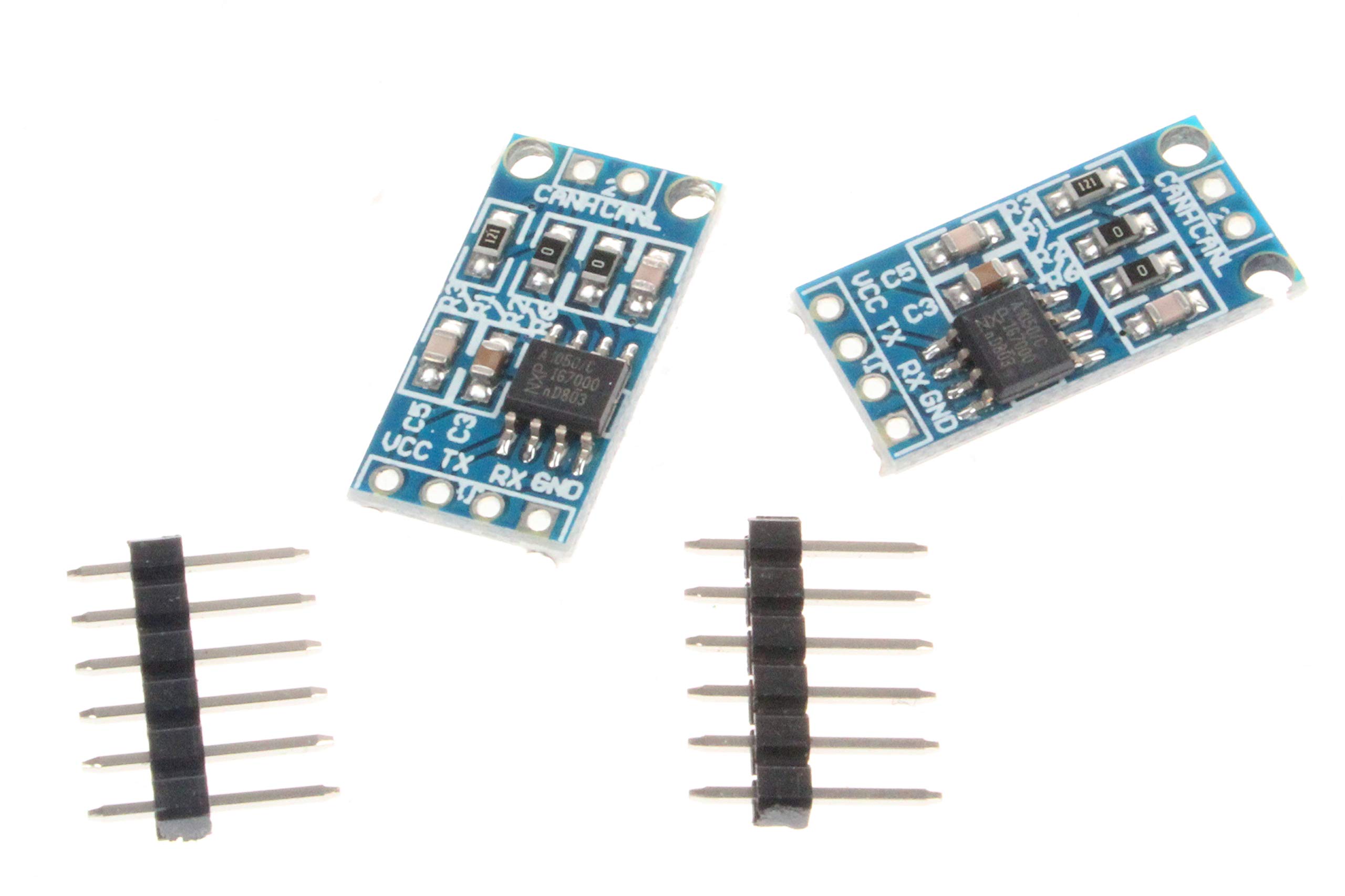 NOYITO TJA1050 CAN Bus Controller Interface Module - High Speed CAN Driver for Automotive & Industrial Applications (Pack of 2) - Perfect for Vehicle Diagnostics, Robotics & Industrial Automation