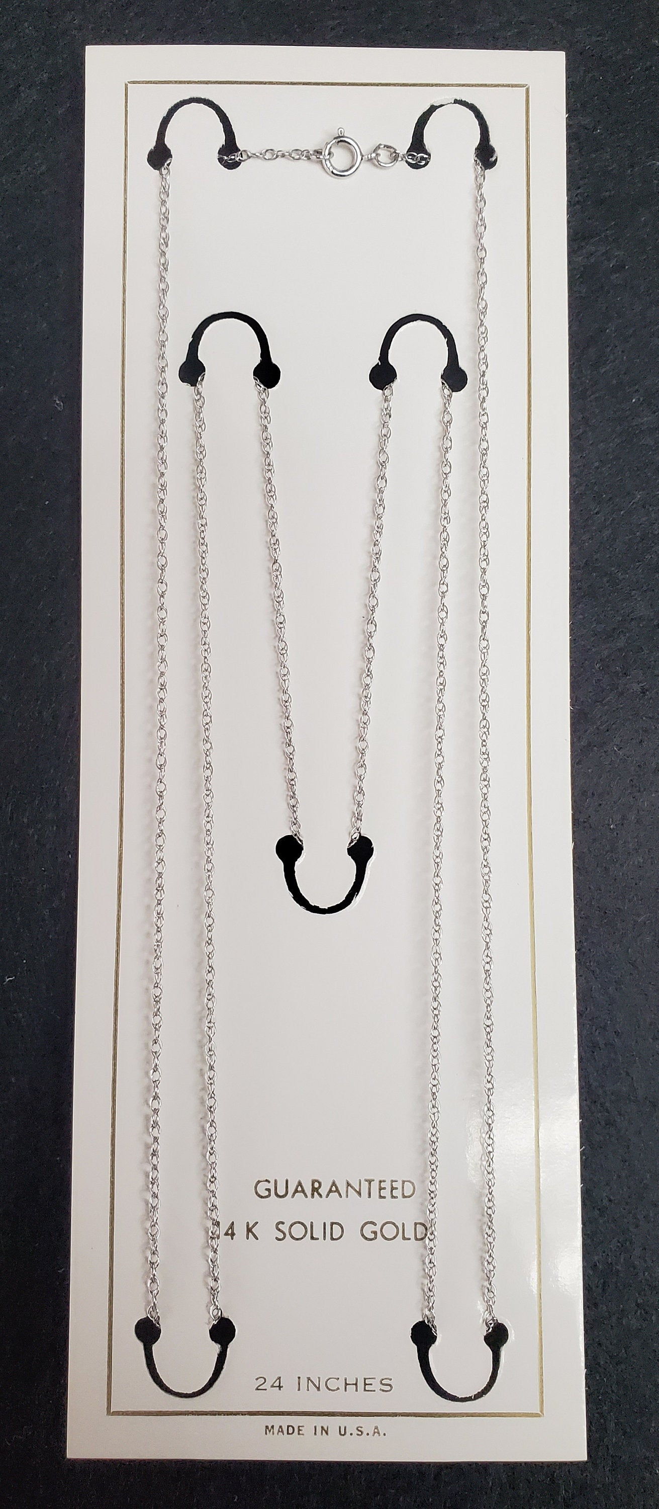 1.15MM Solid 14K Yellow or White Gold Rope Chain for Men & Women - Durable & Elegant Jewelry for Everyday Wear, Gifts & Special Occasions