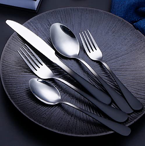 Black Silverware Set_1