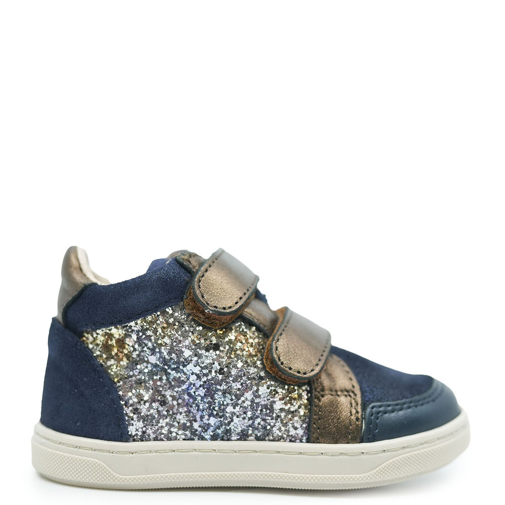 Acebos Marino Glitter Baby Sneakers - Sparkly First Walkers for Boys & Girls | Perfect for Birthday Gifts, Photo Shoots & Special Occasions