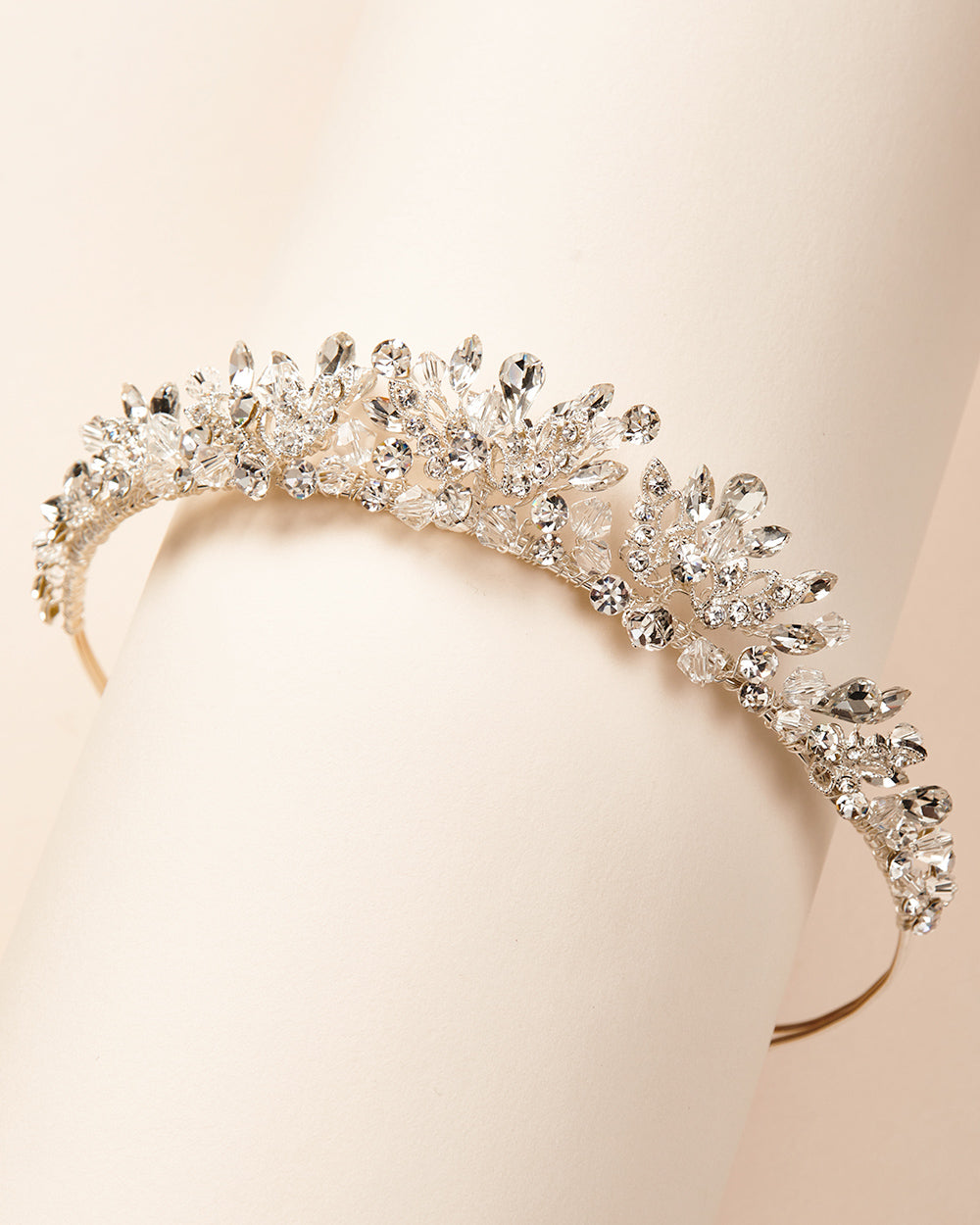 Christine Tiara - Elegant Rhinestone Bridal Hair Accessories for Weddings, Prom & Special Occasions