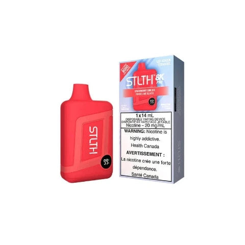 STLTH 8K PRO Disposable Vape with LED Display - 8000 Puffs | 5-Pack for Long-Lasting Use | Perfect for Travel, Parties & On-the-Go Vaping (Ontario)