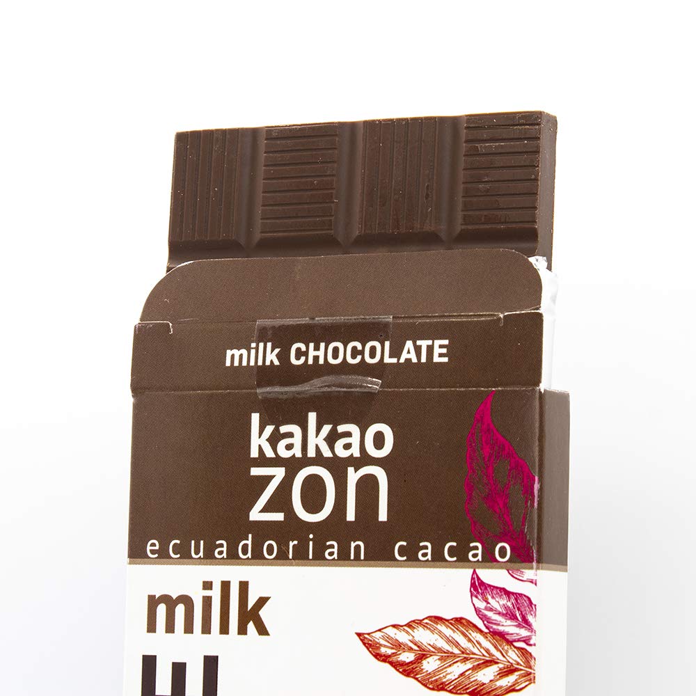 **KakaoZon Milk Chocolate Bars Variety Pack – Gluten-Free, Non-GMO, Dairy Chocolate Snacks | Fair Trade, Allergen-Friendly (Contains Milk) | Perfect for Gifts, Parties & Healthy Desserts**