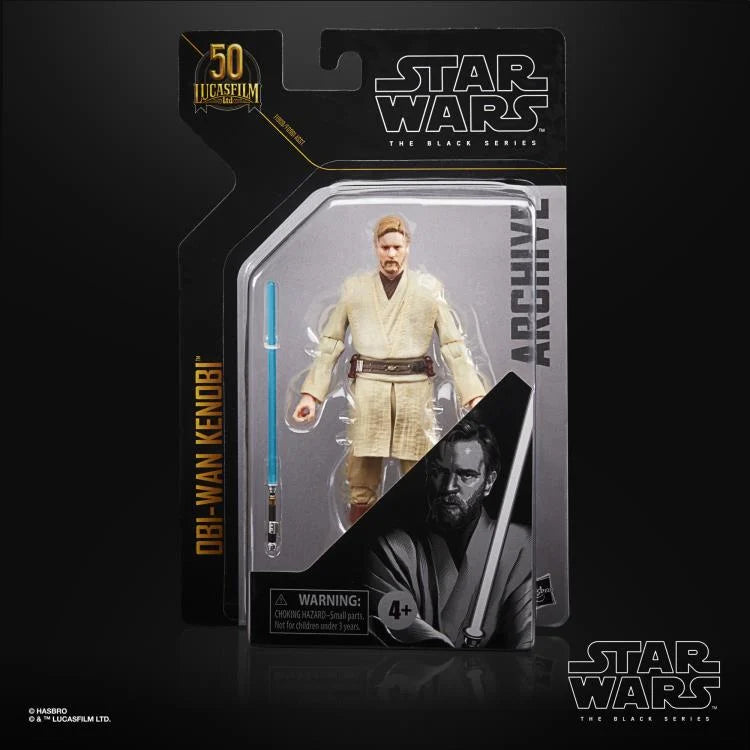 Star Wars The Black Series Archive Collection Obi-Wan Kenobi 6-Inch Action Figure (Revenge of the Sith) - Premium Collectible for Display, Gift Giving & Star Wars Fans
