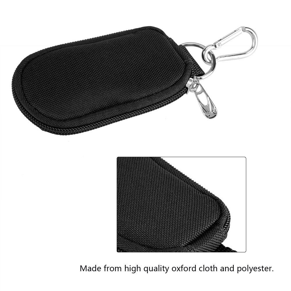 10-Compartment Essential Oil Carrying Case with Keychain - Portable Aromatherapy Storage Bag for Travel & Home Use (Black) | Perfect for Diffusers, Massage Therapy & Yoga Sessions