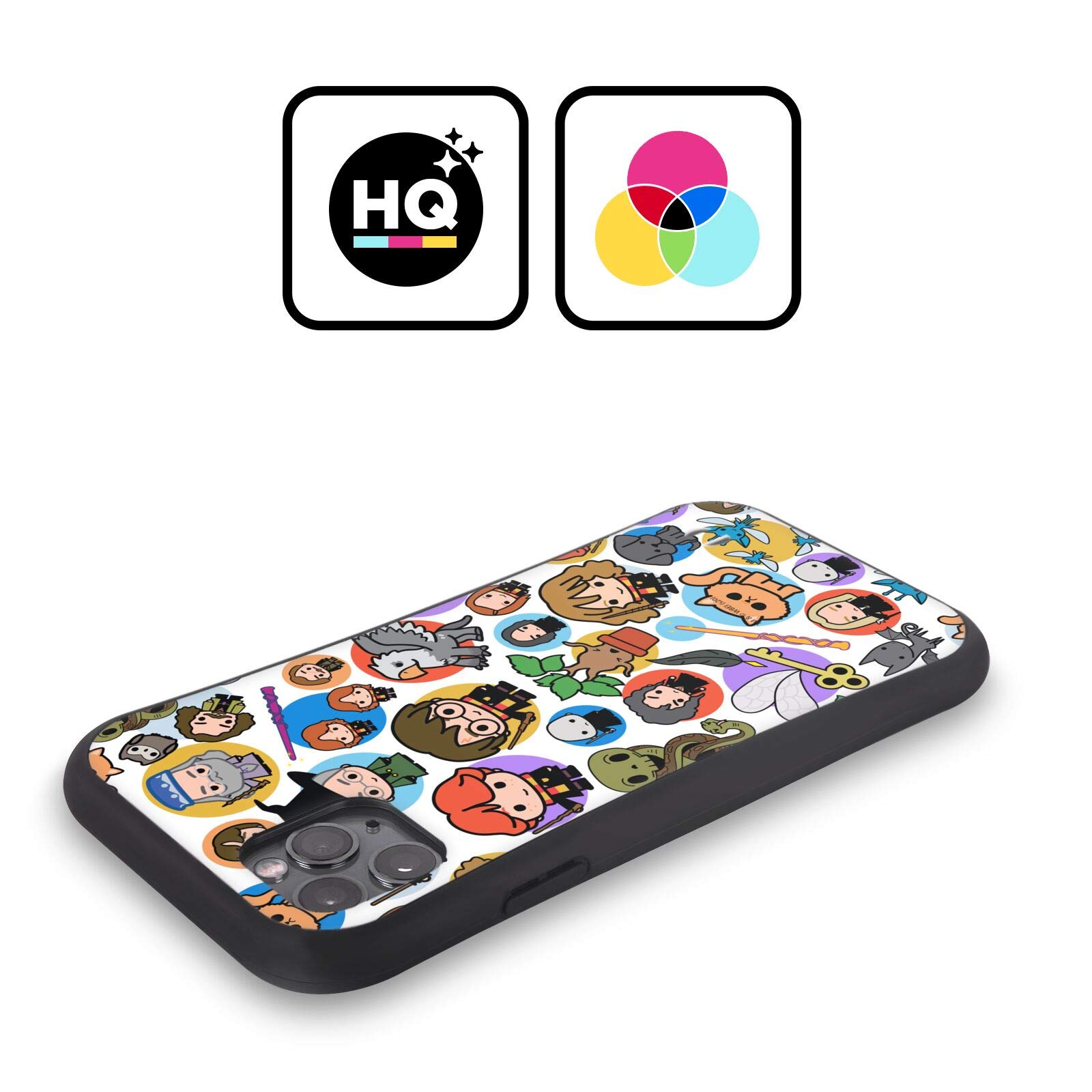 Official Harry Potter Deathly Hallows Hybrid Case for iPhone 13 Pro Max - Licensed HP Phone Cover with XXVIII Design - Perfect for Fans, Cosplay & Wizarding World Enthusiasts