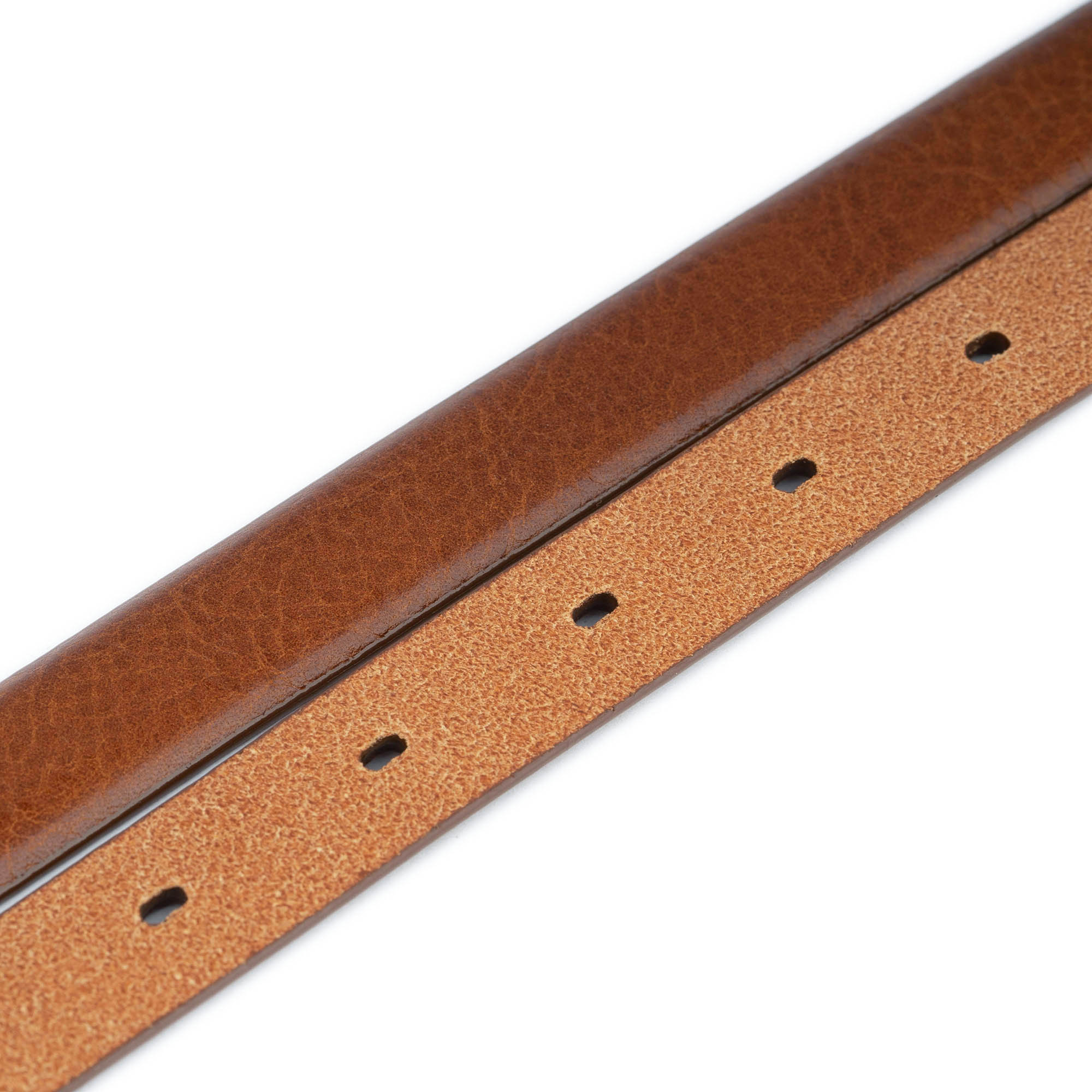 Premium Cognac Leather Strap Replacement for Montblanc Women's Belt Buckle | Genuine Leather Accessory for Office, Business & Formal Occasions