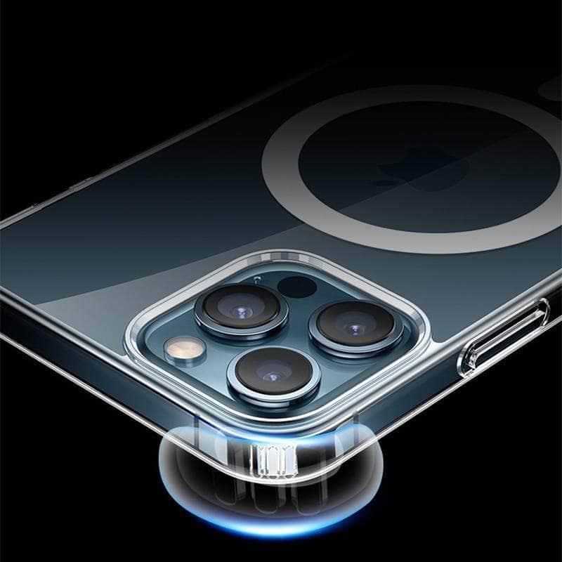 Clear Magnetic iPhone 13 Max Case with Magsafe Technology | Slim Protective Cover for Everyday Use & Wireless Charging