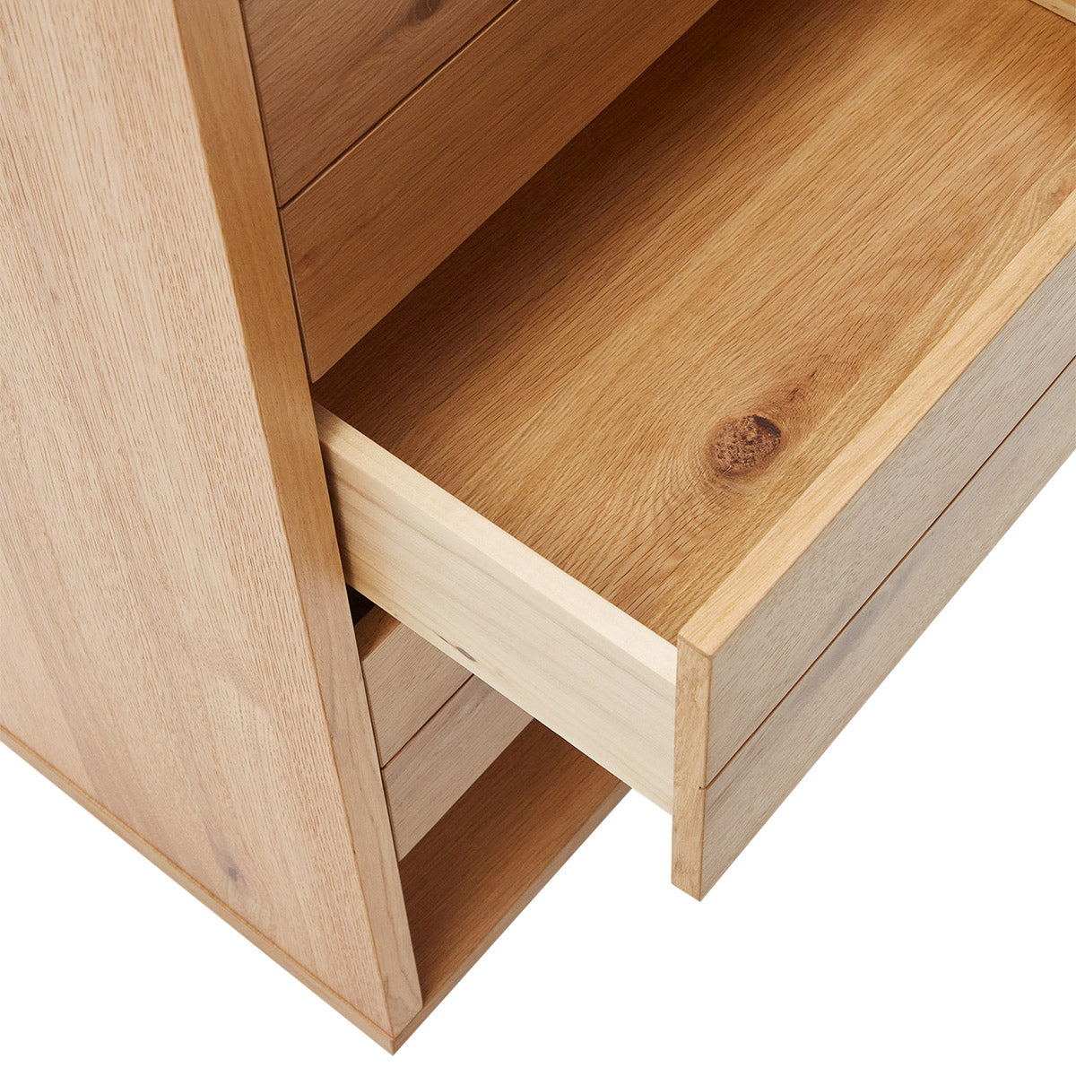 Alguema 4-Drawer Chest Dresser - Stylish Wooden Storage for Bedroom, Living Room & Office Organization
