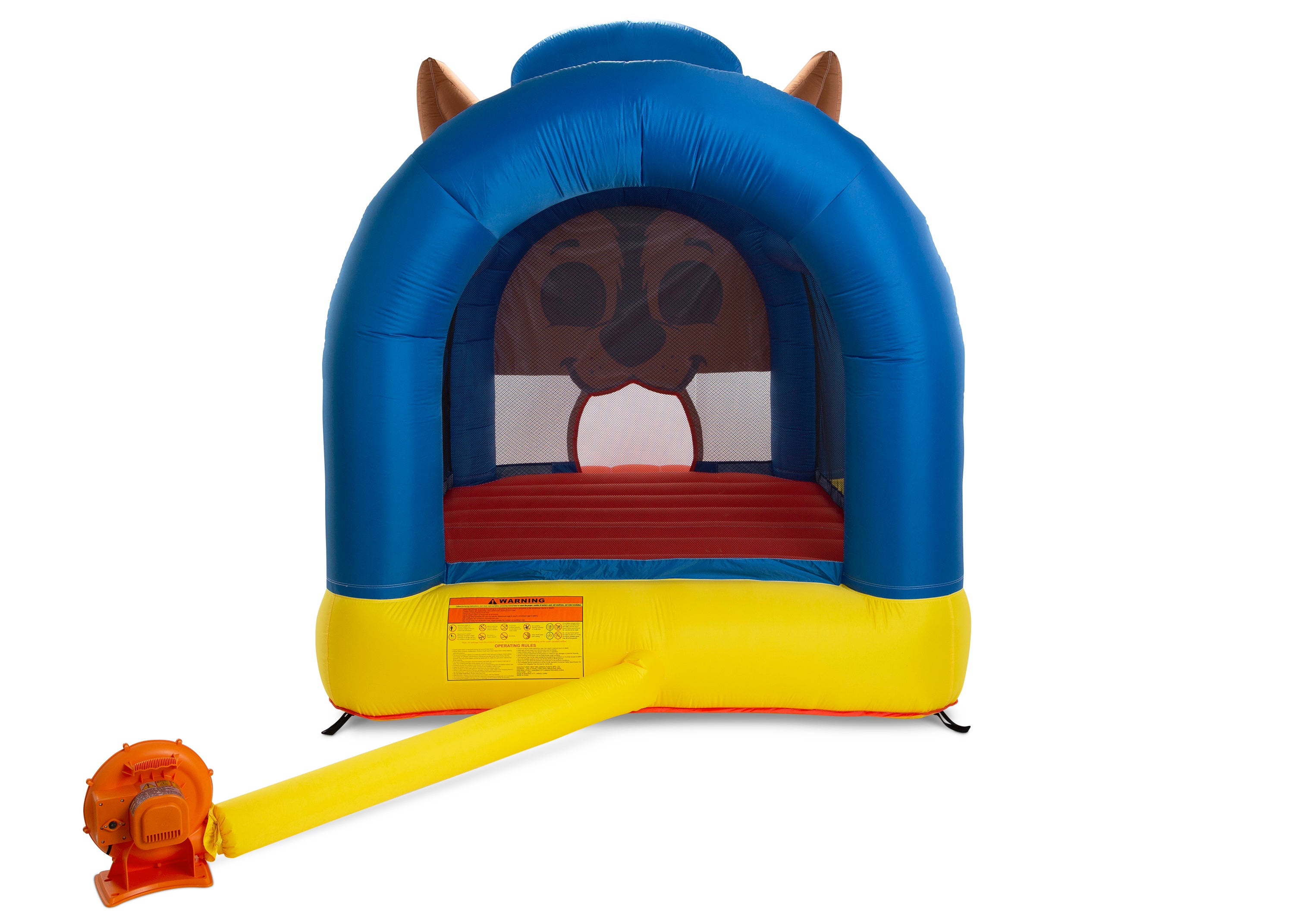 PAW Patrol Inflatable Bounce House for Kids with Heavy Duty Blower - Outdoor Birthday Party, Backyard Play, Summer Fun for Toddlers & Children