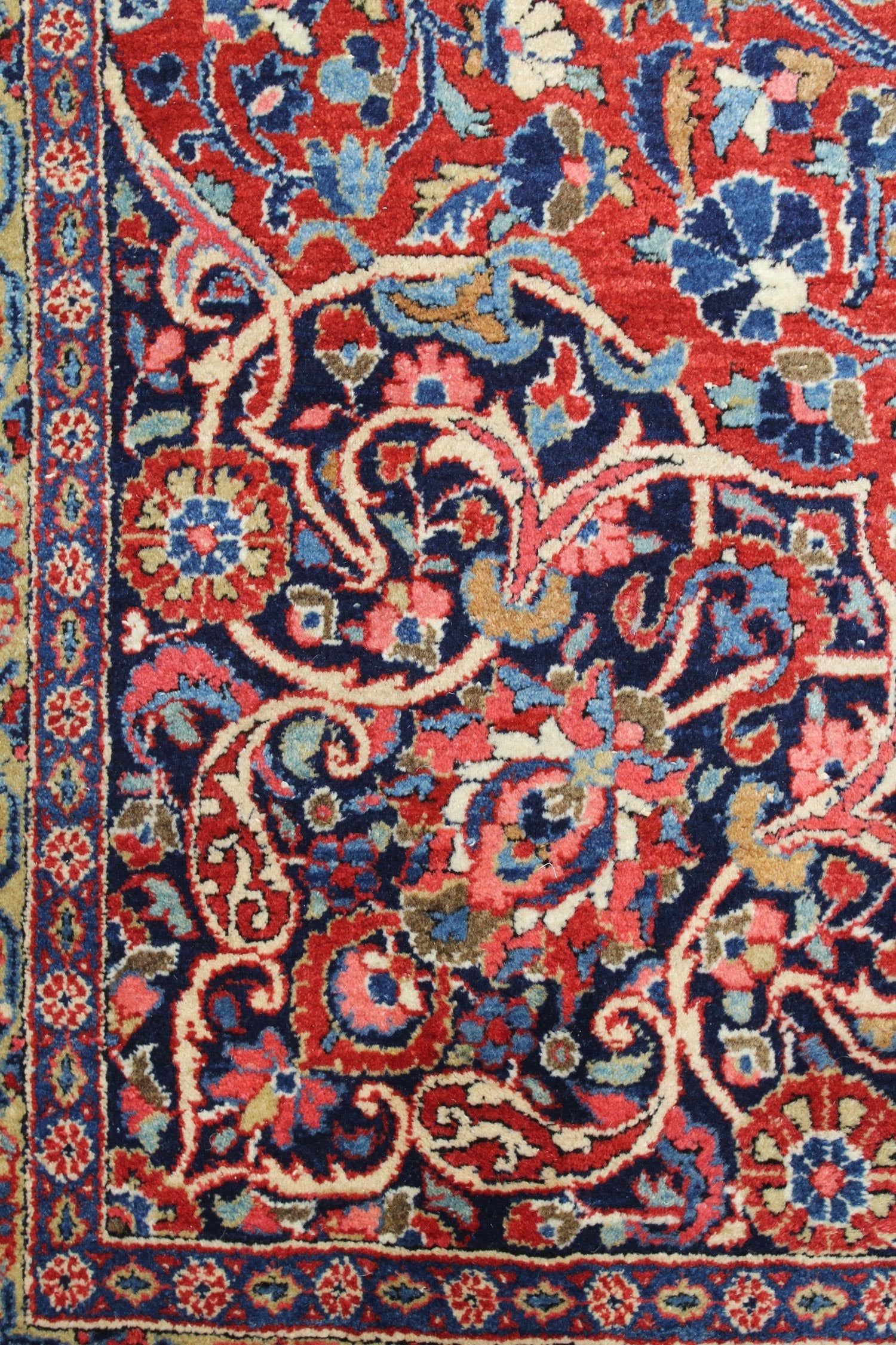 Antique Keshan Handwoven Traditional Persian Rug JF8408 - Perfect for Living Room, Bedroom & Home Decor