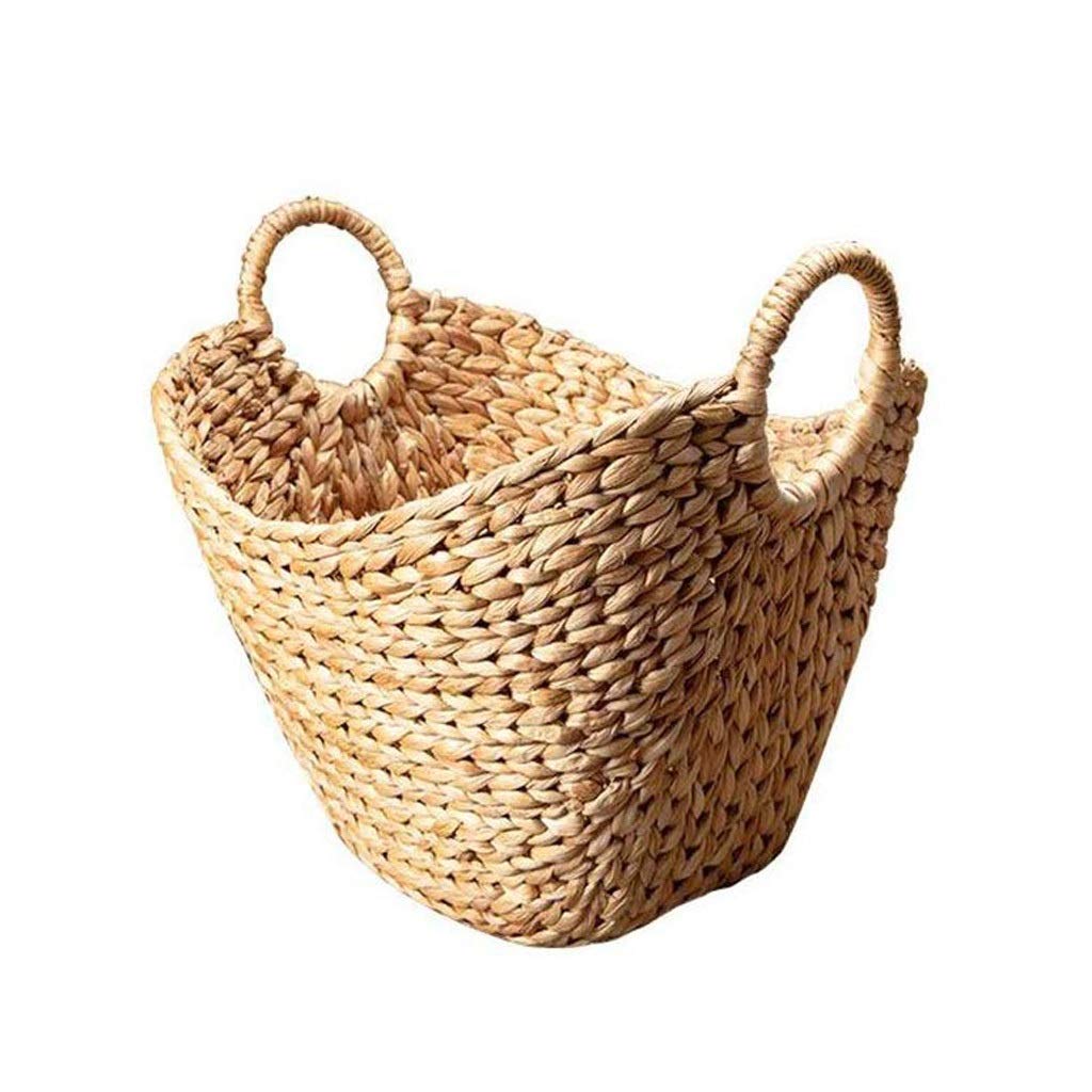 SFYSP Woven Straw Storage Basket - Laundry Hamper for Dirty Clothes | Eco-Friendly Organizer for Bedroom, Bathroom & Nursery | Breathable Natural Fiber Basket