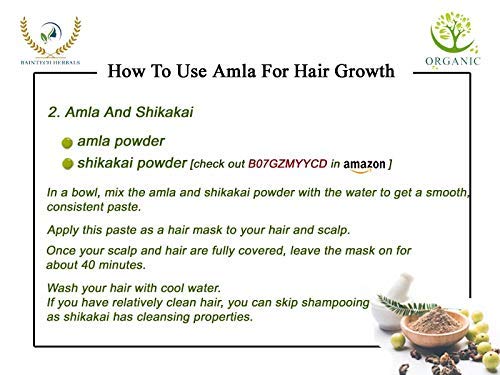 Organic Amla, Reetha & Shikakai Powder for Hair Growth & Skin Care - 100g Natural Ayurvedic Herbal Treatment - Promotes Shine, Strength & Scalp Health - Perfect for DIY Hair Masks & Natural Beauty Routines