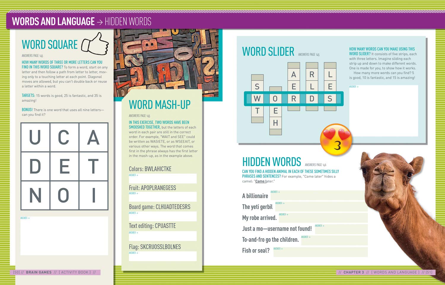 Brain Games: Mighty Book of Mind Benders - Fun Puzzles & Logic Challenges for Adults & Teens - Perfect for Travel, Family Game Night & Mental Exercise