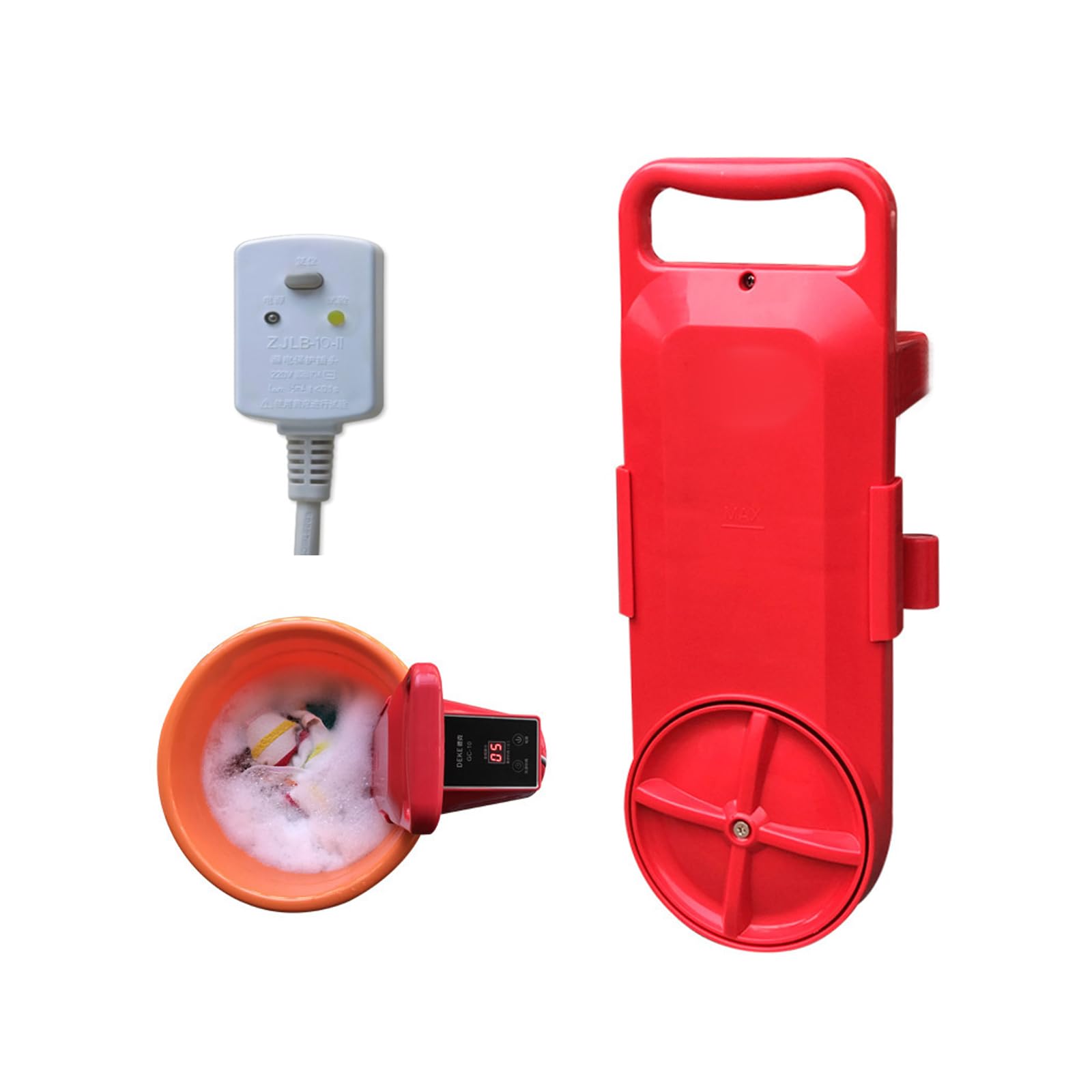 Portable Mini Washing Machine - Compact Semi-Automatic Washer with Digital Display & Leakproof Design for Dorm, Apartment, RV - Perfect for Small Spaces & Travel Laundry
