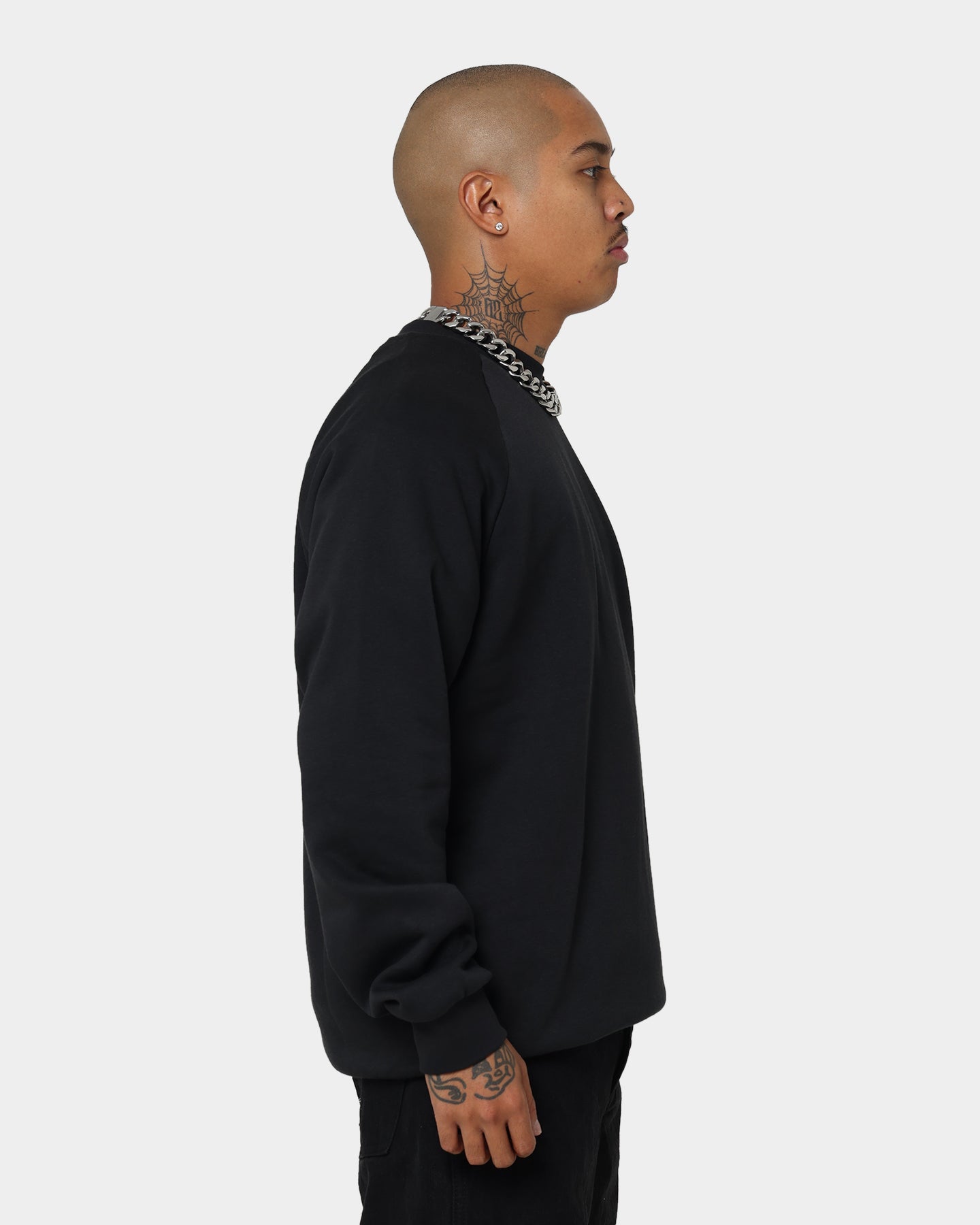 Adidas Originals Men's Black Sweatshirt | Casual Pullover Hoodie for Streetwear & Gym | Perfect for Everyday Wear & Sports