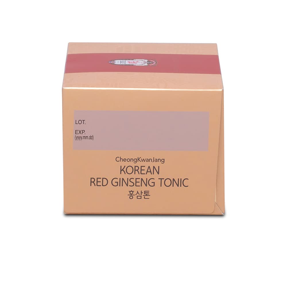 Premium Korean Red Ginseng Tonic Pouch (Mild) - 6-Year Aged Extract with 10 Herbal Blend for Immune Support & Energy Boost - Ideal for Daily Wellness & Stress Relief