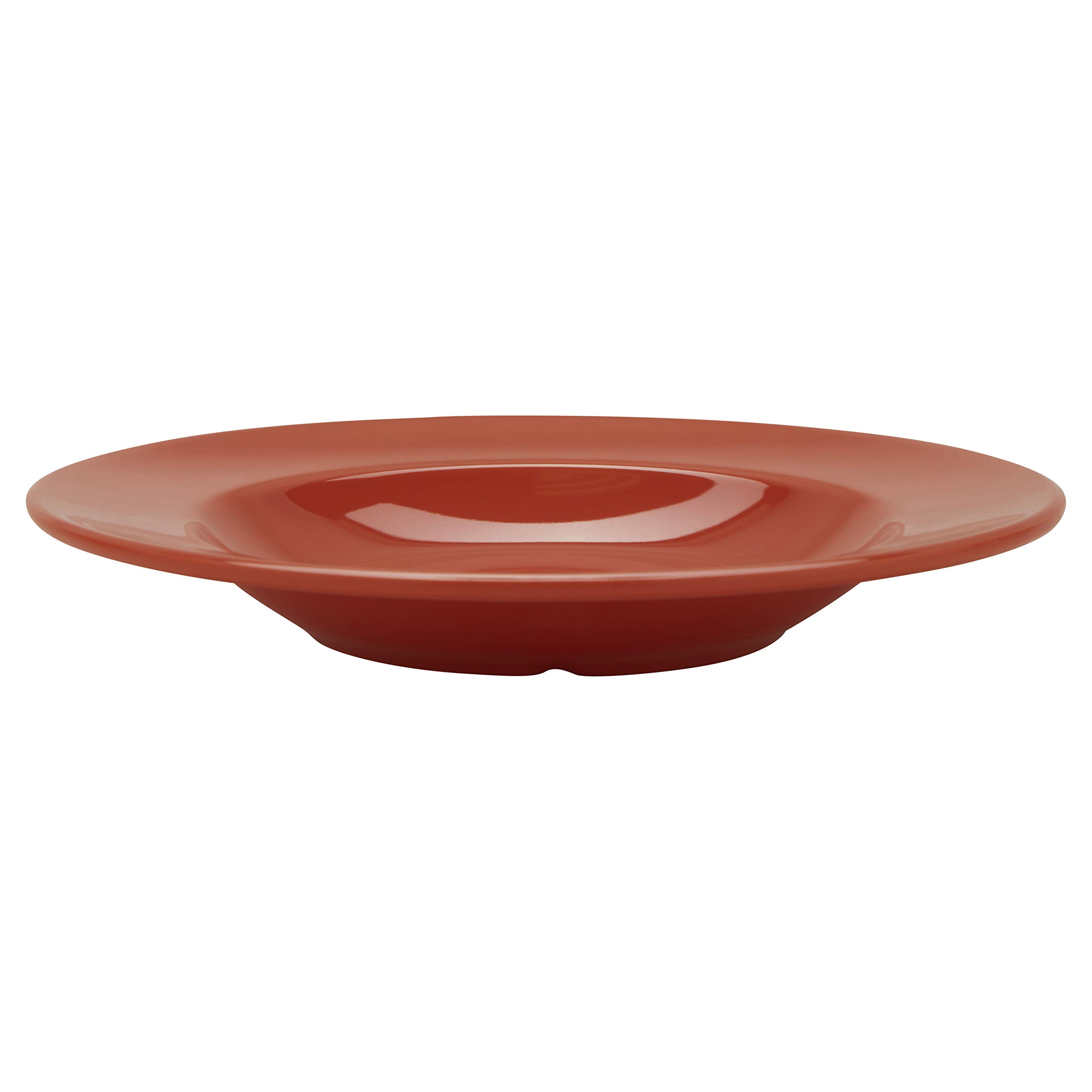 G.E.T. B-1611-RO Diamond Mardi Gras Collection 16 oz. Orange Melamine Bowls - Set of 12, Durable & Lightweight for Parties, Picnics, and Outdoor Dining