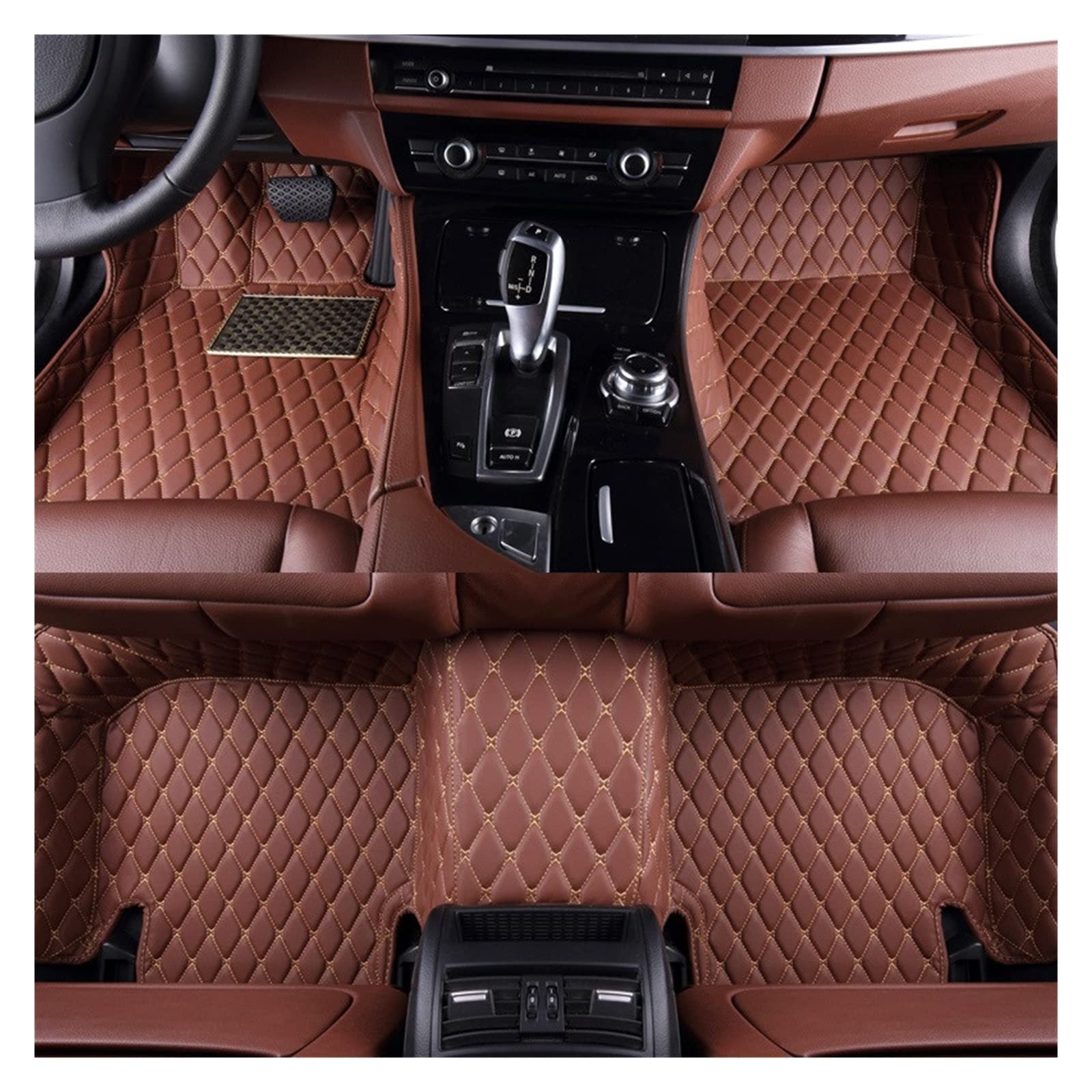 Premium All-Weather Floor Mats & Cargo Liners for Cupra Formentor 2020-2023 - Durable Car Floor Protection, Anti-Slip Auto Accessories (Brown) - Perfect for Daily Commute, Road Trips & Outdoor Adventures