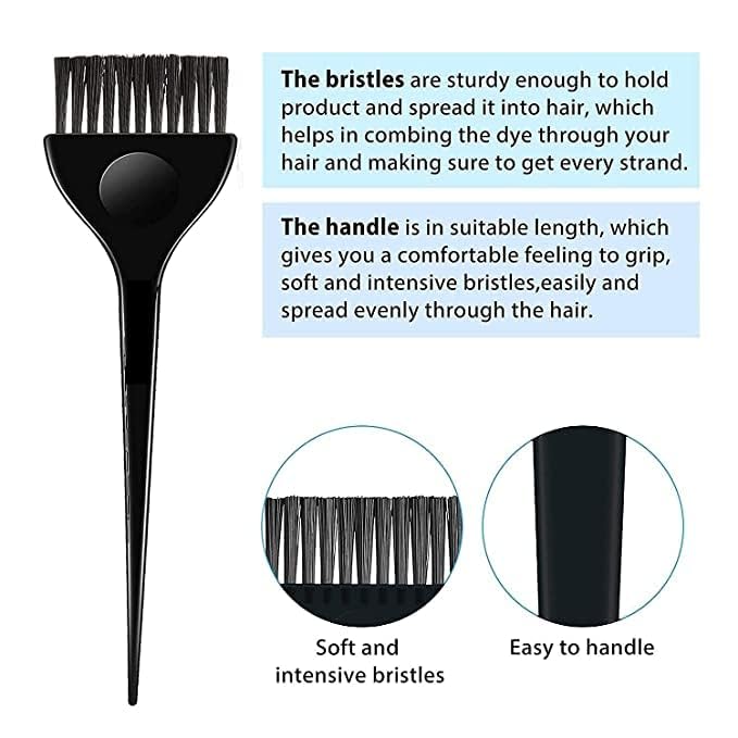 Professional Hair Dye Brush and Bowl Set - DIY Hair Coloring Kit with Bleaching Tools for Home Salon Use | Perfect for At-Home Hair Coloring, Highlights, and Root Touch-Ups