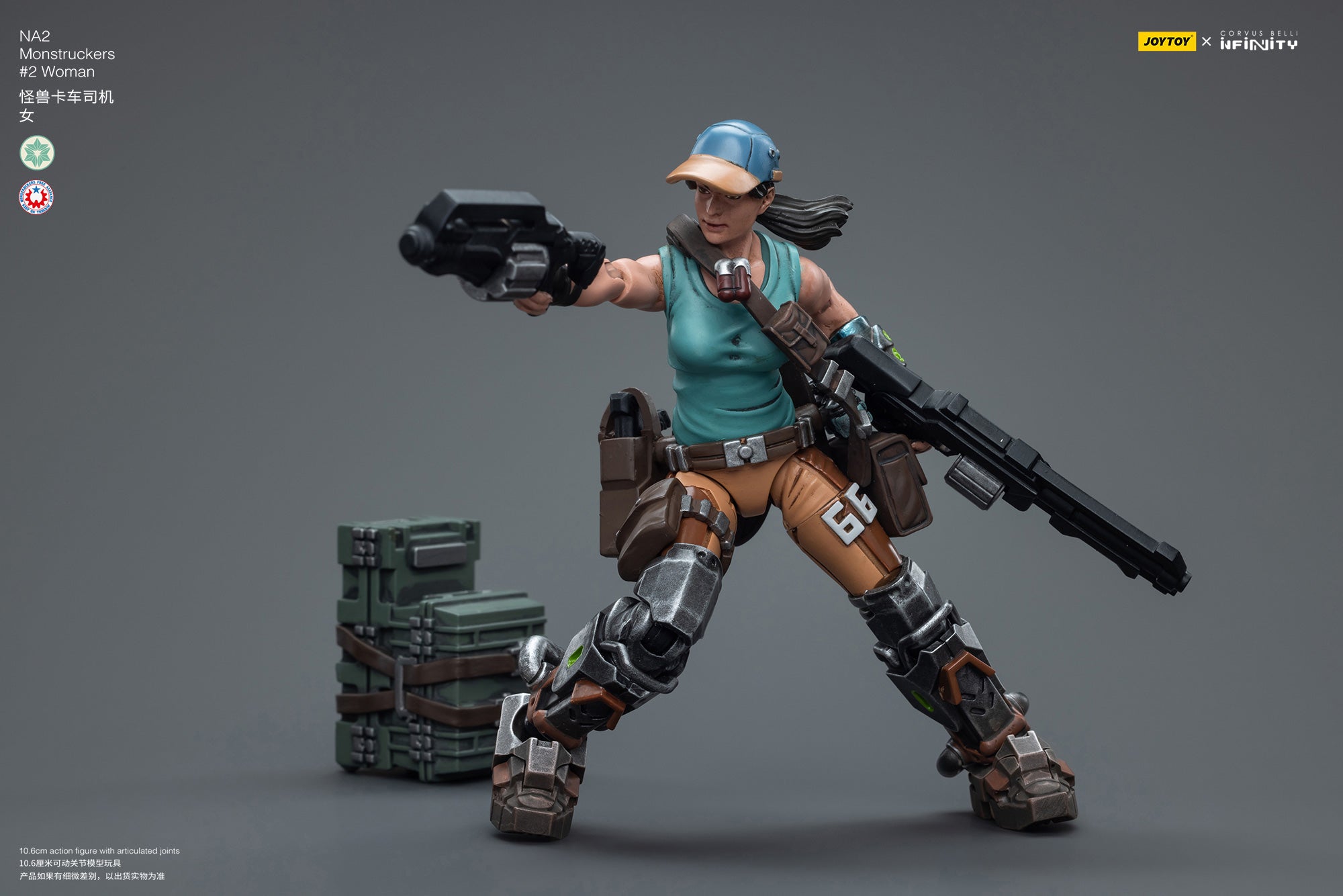 JOYTOY 3.75 Inch Action Figure - Infinity NA2 Monstruckers #2 Female Collectible Toy for Adults | Perfect for Display, Collection, and Role-Playing Games