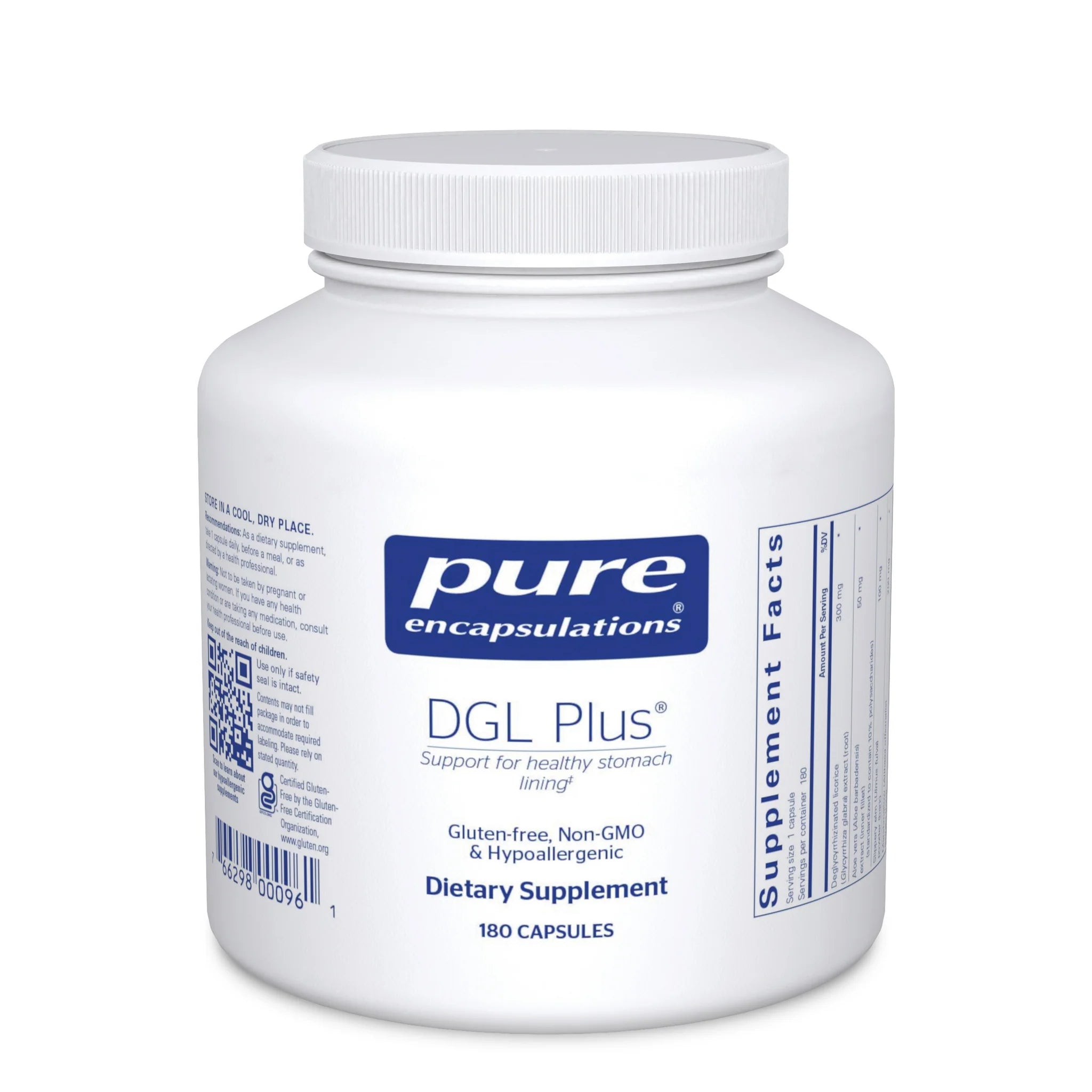 DGL Plus 60 Capsules - Natural Digestive Support for Acid Reflux & Stomach Comfort - Perfect for Heartburn Relief, Gastric Health & Daily Wellness