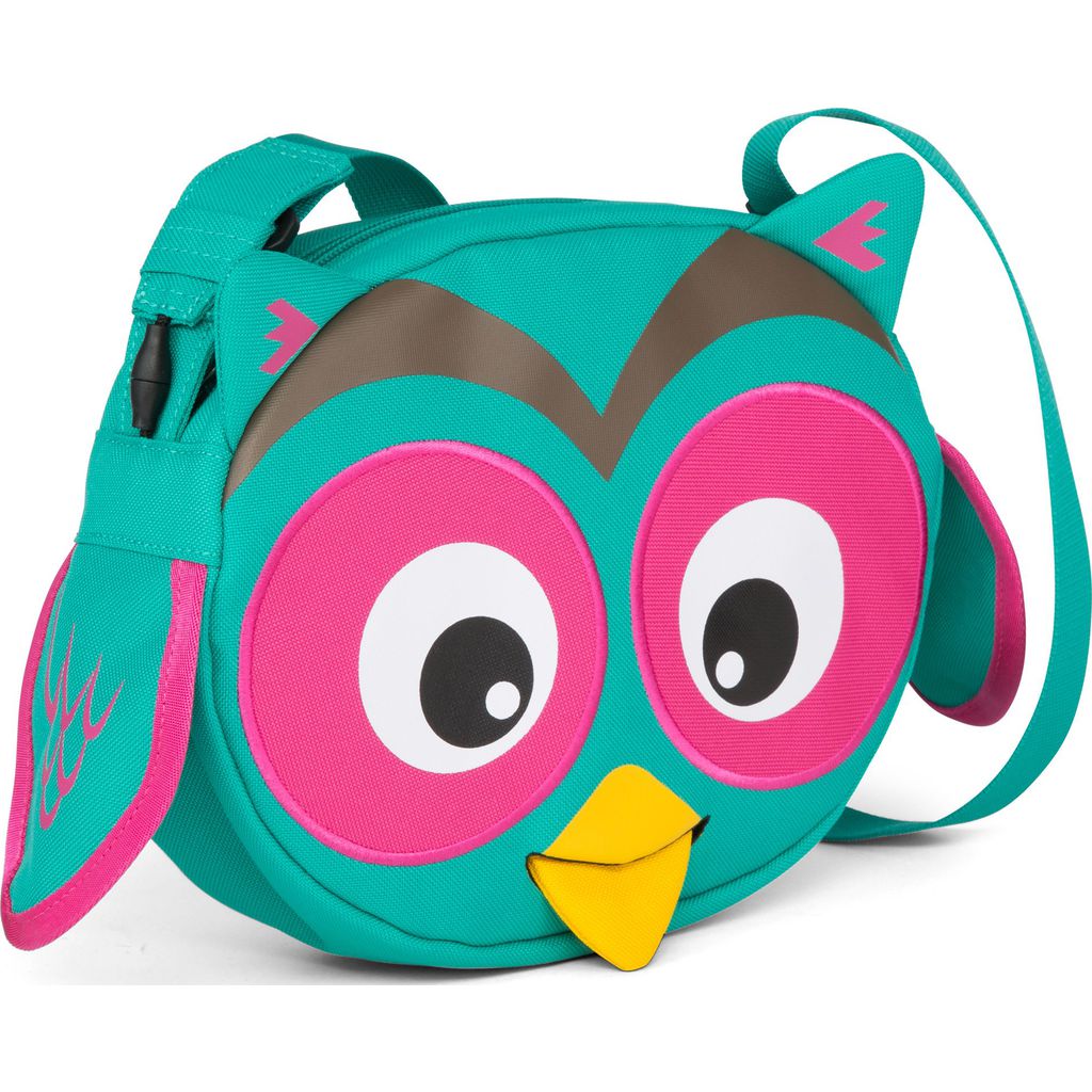 Affenzahn Mini Friend Sling Bag - Cute Owl Design (Lily Olivia) for Kids & Toddlers | Perfect for School, Travel & Outdoor Adventures