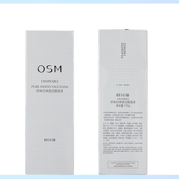 OSM Pearl Whitening Face Wash - Brightening & Hydrating Cleanser for Glowing Skin | Perfect for Daily Skincare Routine & Makeup Removal