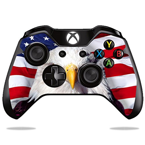 MightySkins Protective Vinyl Skin Wrap for Microsoft Xbox One & One S Controller - America Strong Design | Durable, Customizable Cover | Easy to Apply & Remove | Made in USA | Perfect for Gaming Enthusiasts & Collectors