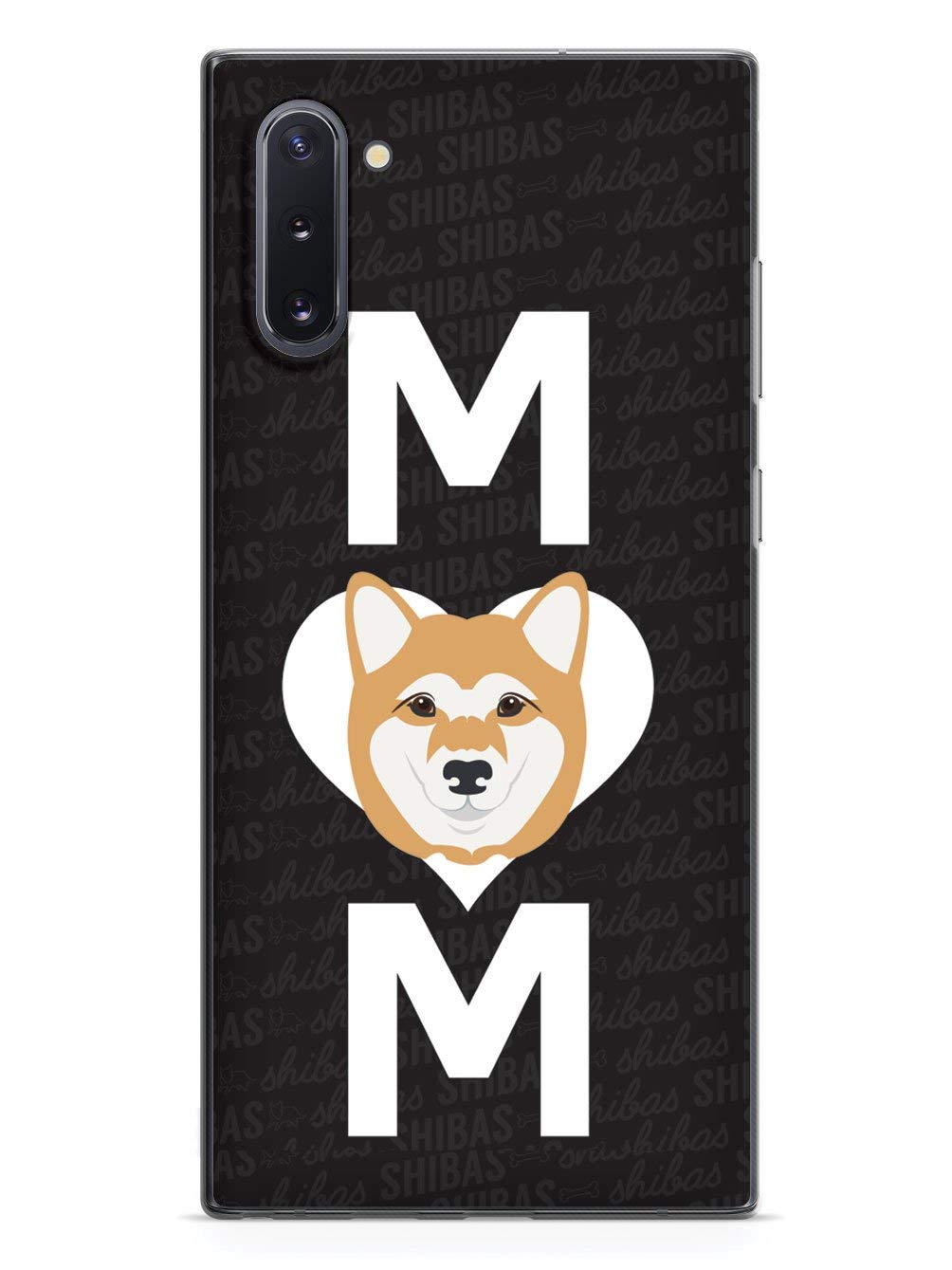 Premium 3D Textured Protective Phone Case for Samsung Galaxy Note 10 - Cute Shiba Inu Design - Shockproof & Scratch Resistant Cover - Perfect for Daily Use, Work, and Travel