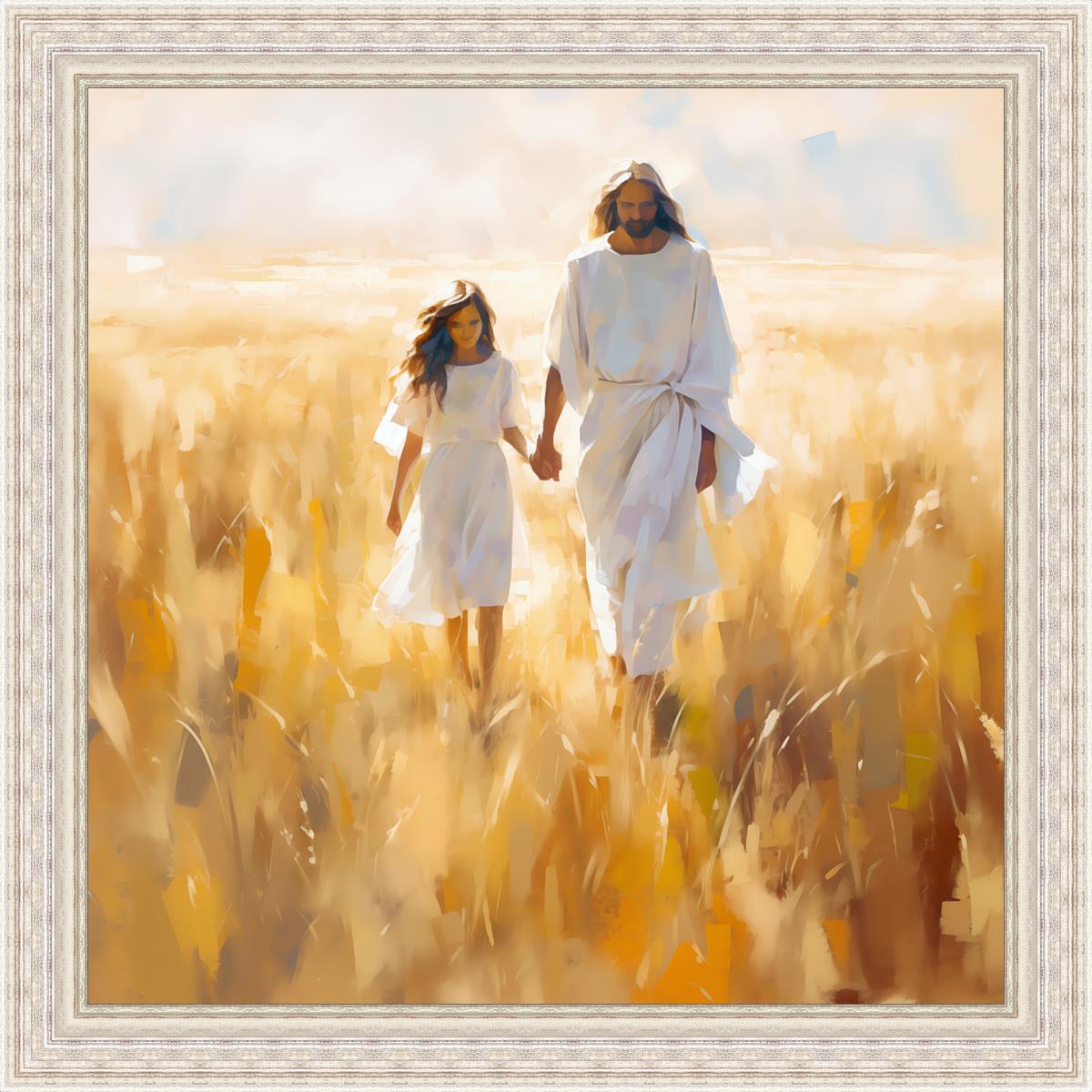 Come Follow Me Large Wall Art - Inspirational Christian Home Decor for Living Room, Bedroom & Office - Perfect Gift for Religious Families