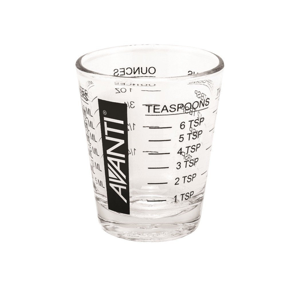 Avanti 30ml Measuring Glass - Precise Liquid Measurement for Cooking, Baking, Mixing Cocktails & Lab Experiments