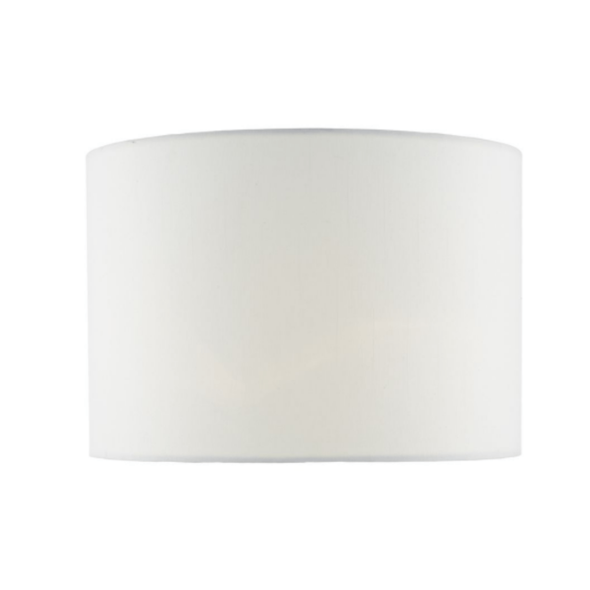 Ciara White Linen Drum Shade 33cm Table Lamp - Modern Minimalist Bedroom Lighting, Living Room Decor, Office Desk Lamp (Model CIA1302)
