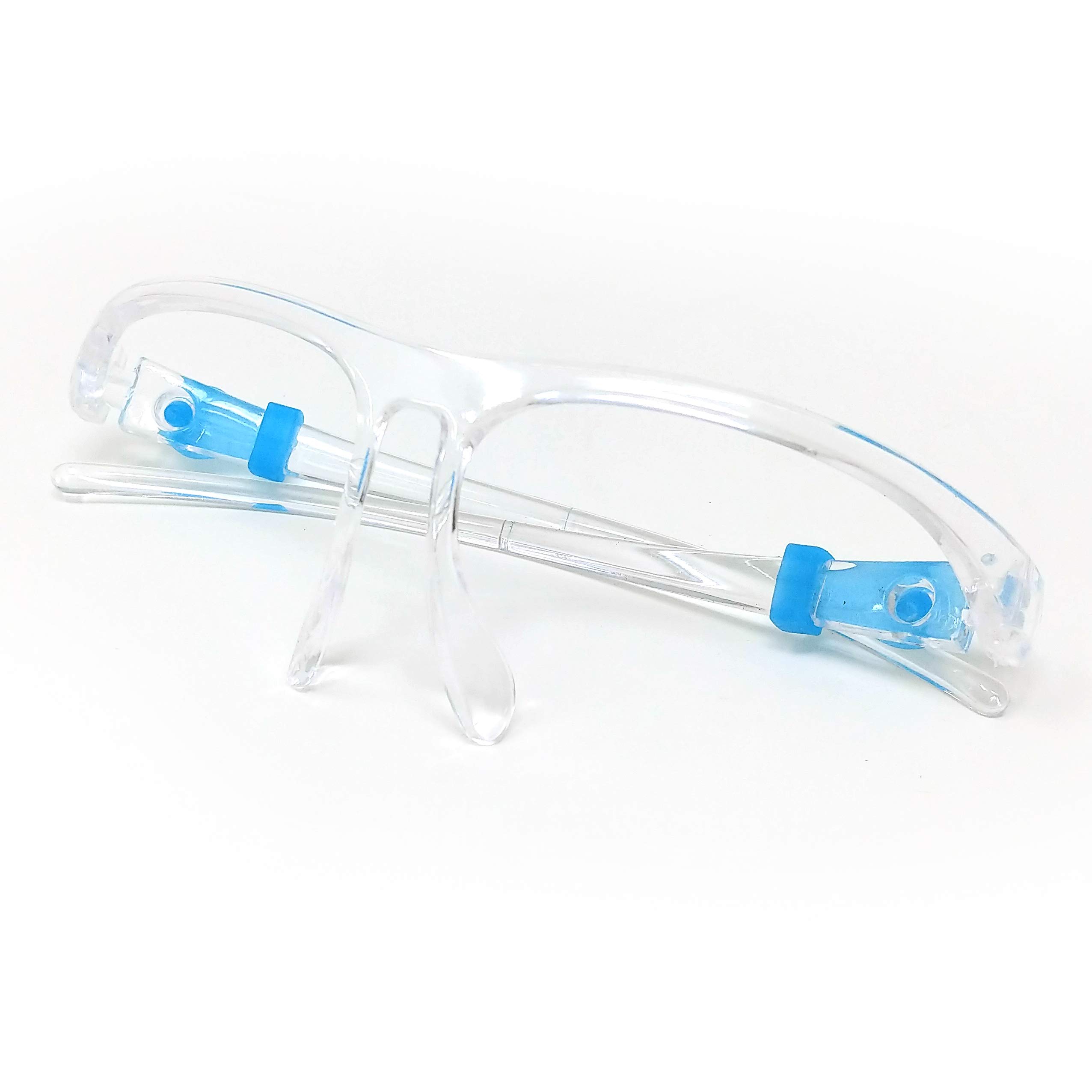 ArtToFrames 20-Pack Protective Face Shields - Paisley Design, Transparent Face & Eye Protection Against Droplets & Saliva - Reusable Glasses with Replaceable Shield PPE for Healthcare, Schools & Public Safety