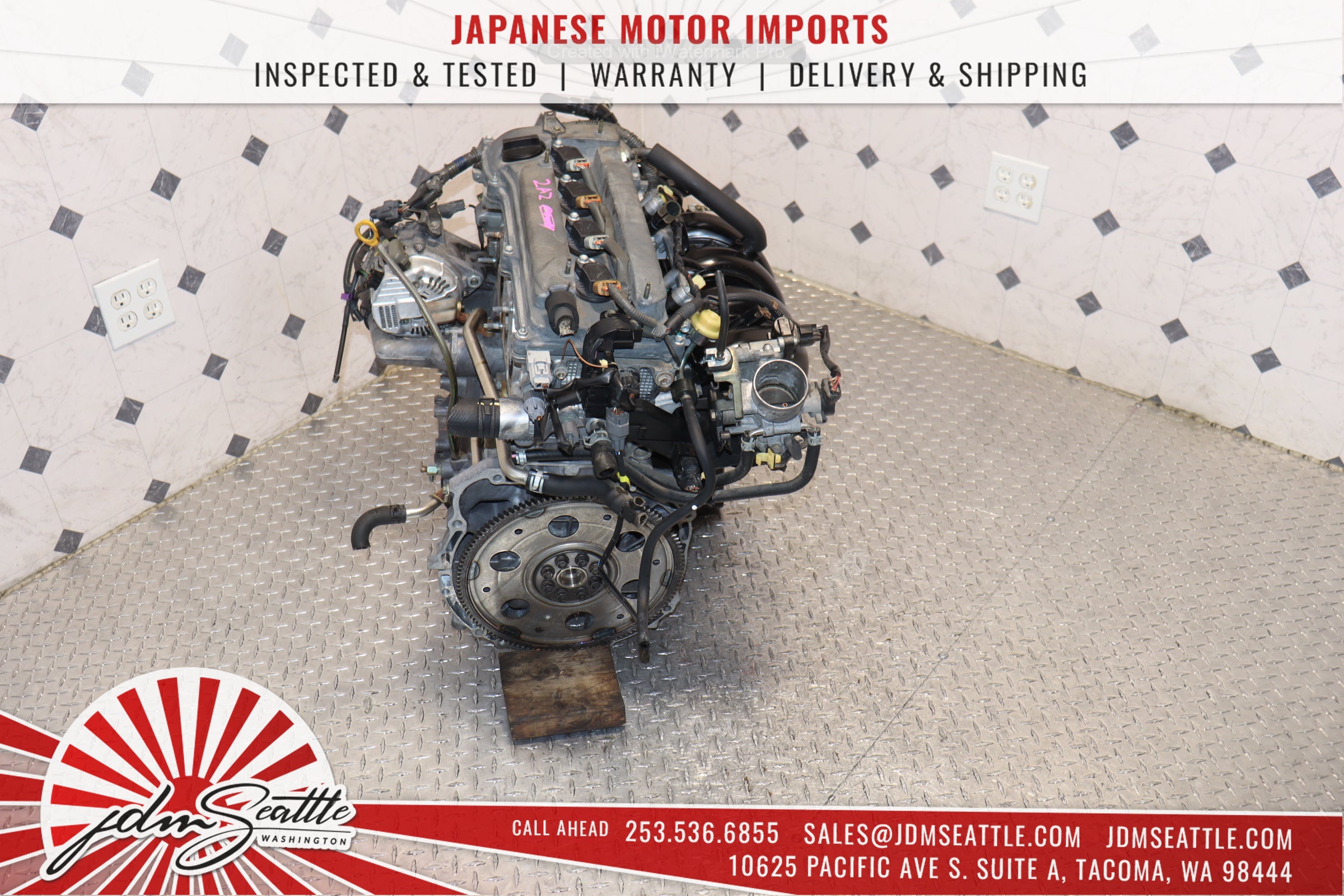 JDM 2AZ-FE Engine 2.4L for 2005-2010 Scion TC - Replacement Motor for Improved Performance | Perfect for Engine Swap & Car Restoration Projects
