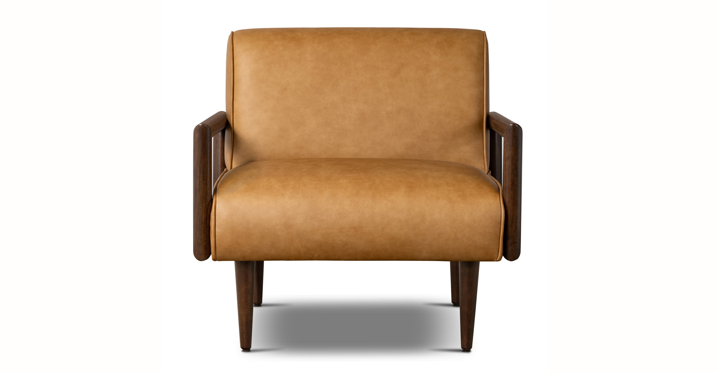 Viborg Modern Lounge Chair - Comfortable Accent Chair for Living Room, Bedroom, Office - Soft Upholstered Fabric with Sturdy Wooden Legs - Perfect for Relaxing, Reading, or Napping
