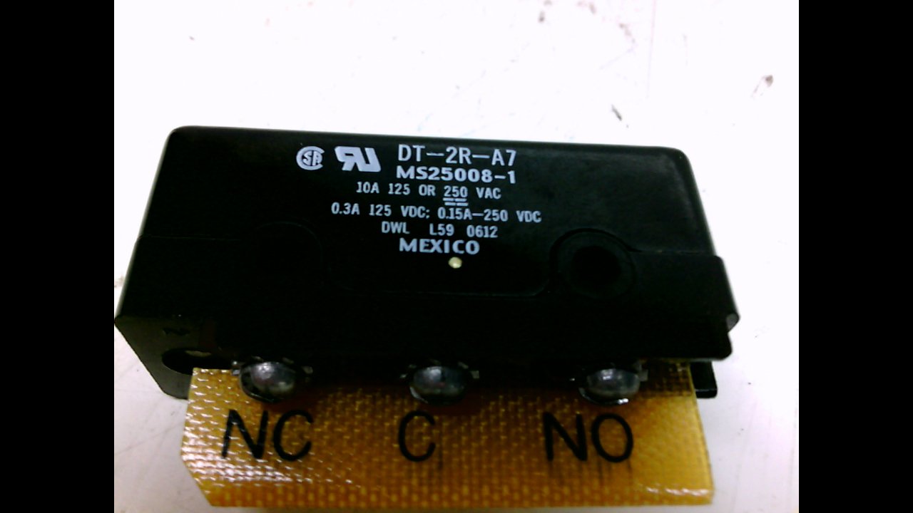 Honeywell DT-2R-A7 Micro Switch 10A 125V AC SPDT Snap Action - Perfect for Appliances, Industrial Controls & Automation Systems