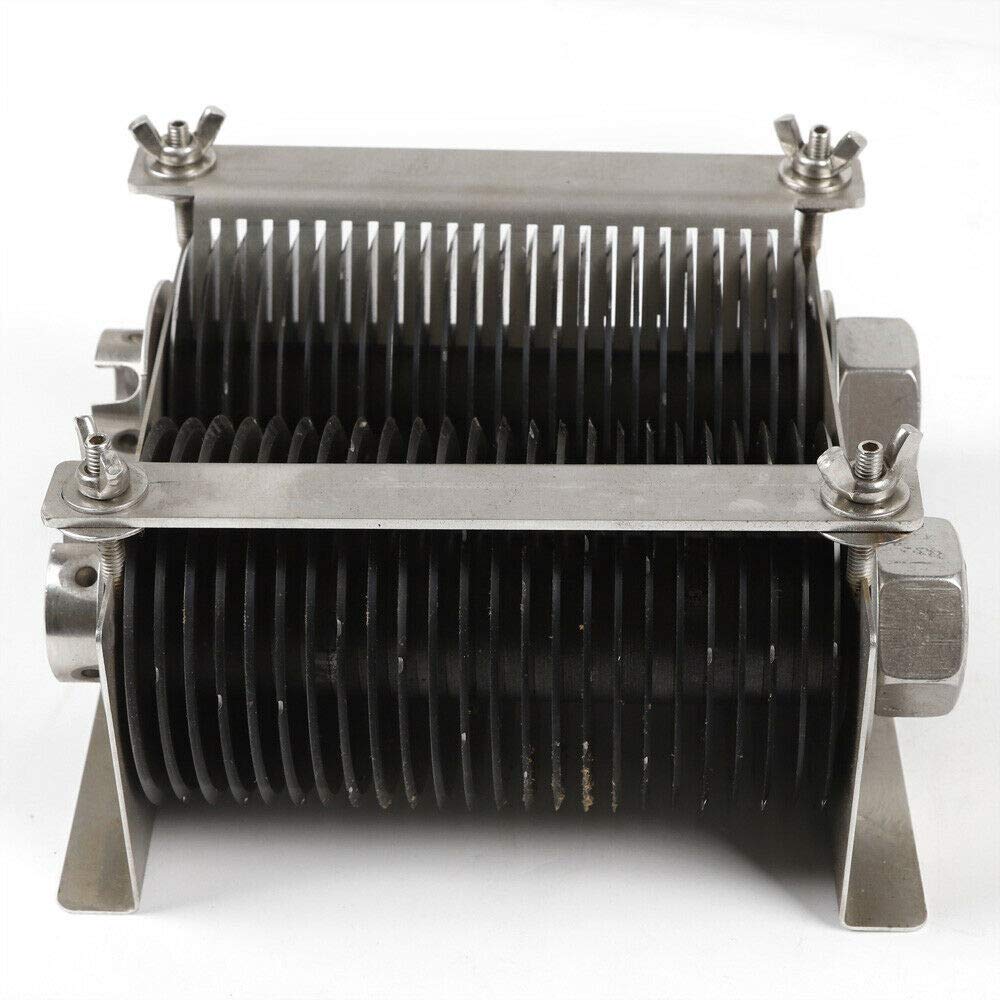 QE Model 500KG Commercial Meat Cutting Machine - Stainless Steel Slicer with 5mm Blade & Non-Slip Feet - Perfect for Frozen Food Processing & Meat Shops | Ideal for Restaurants, Butchers & Food Factories