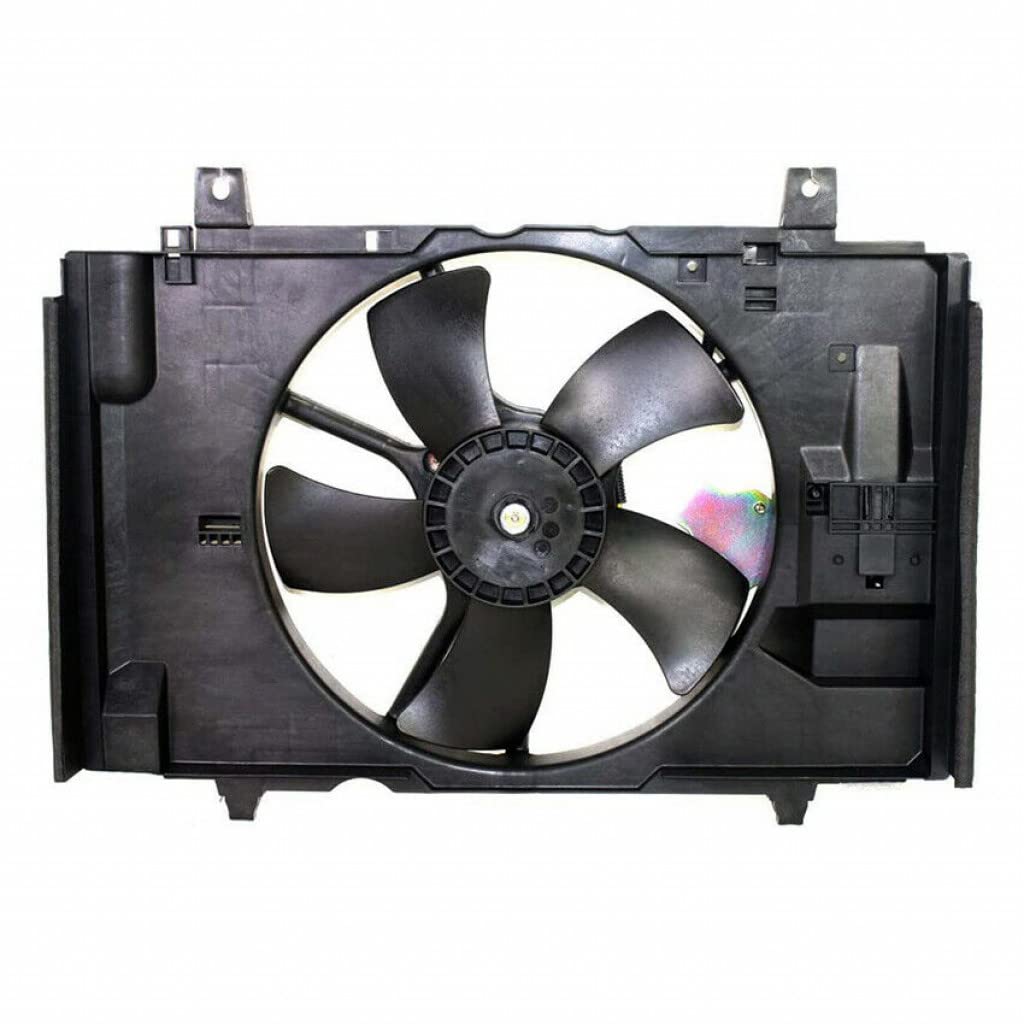 2007-2012 Nissan Versa Radiator & Condenser Cooling Fan Assembly Replacement Part NI3115135 21481EL30A - Perfect for Engine Cooling System Maintenance & Repair