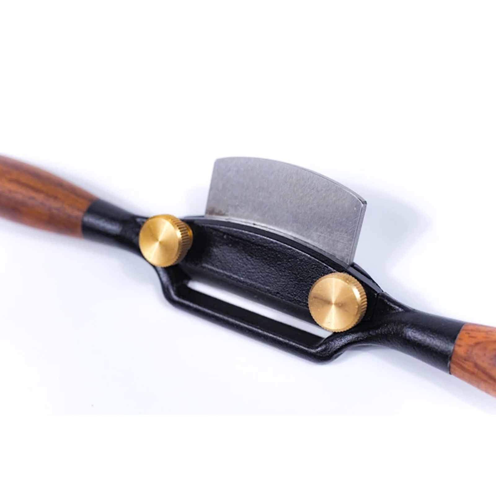 Premium Iron Spokeshave - Handheld Woodworking Tool for Smoothing & Trimming Wood, Perfect for Carving, Shaping & DIY Furniture Projects