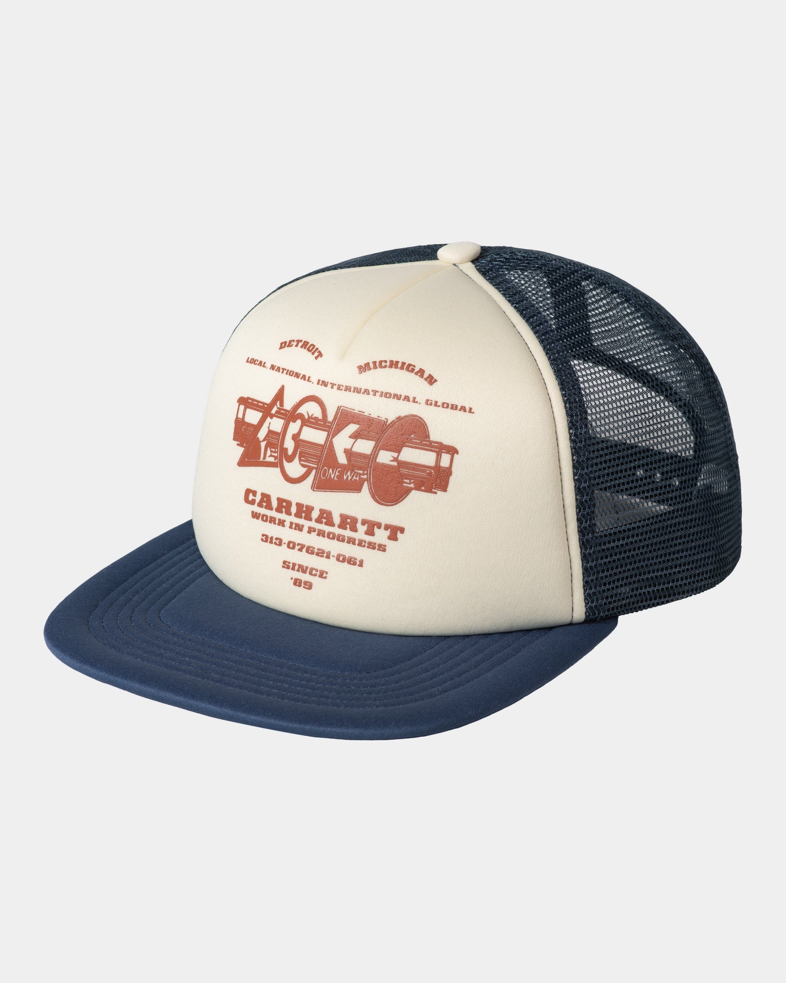 Runaway Trucker Cap - Adjustable Cotton Baseball Hat for Men & Women | Natural & Blue Color Options | Perfect for Outdoor Activities, Sports, and Casual Wear
