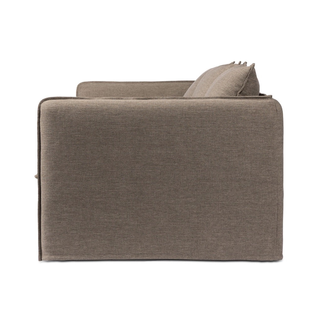 Alessi Fawn Andre Outdoor Sofa - Modern Patio Furniture for Garden, Backyard, and Poolside Relaxation