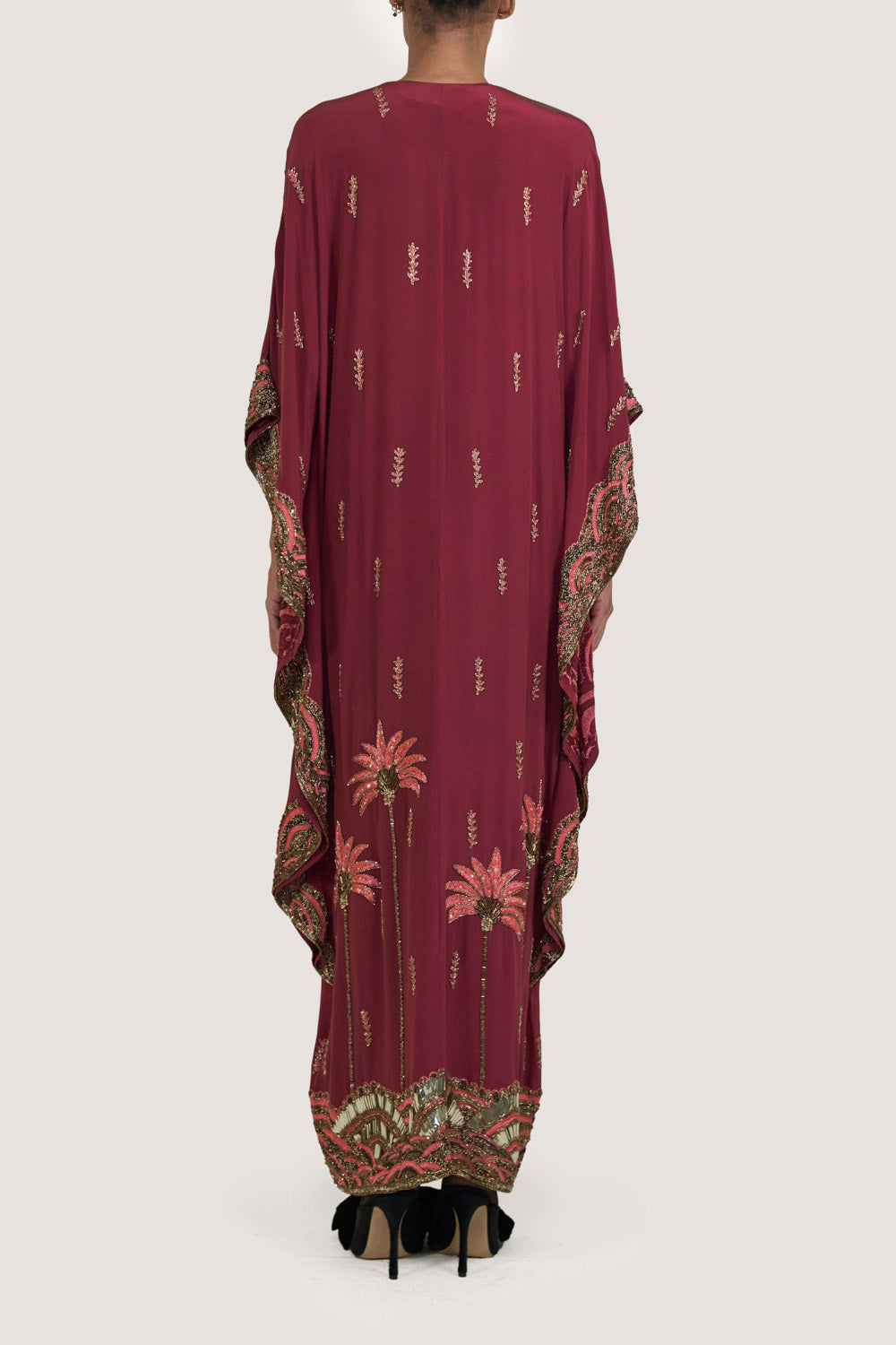 Persian Nights Dress - Elegant Floral Maxi Dress for Women | Boho Chic Evening Gown for Parties, Weddings & Special Occasions