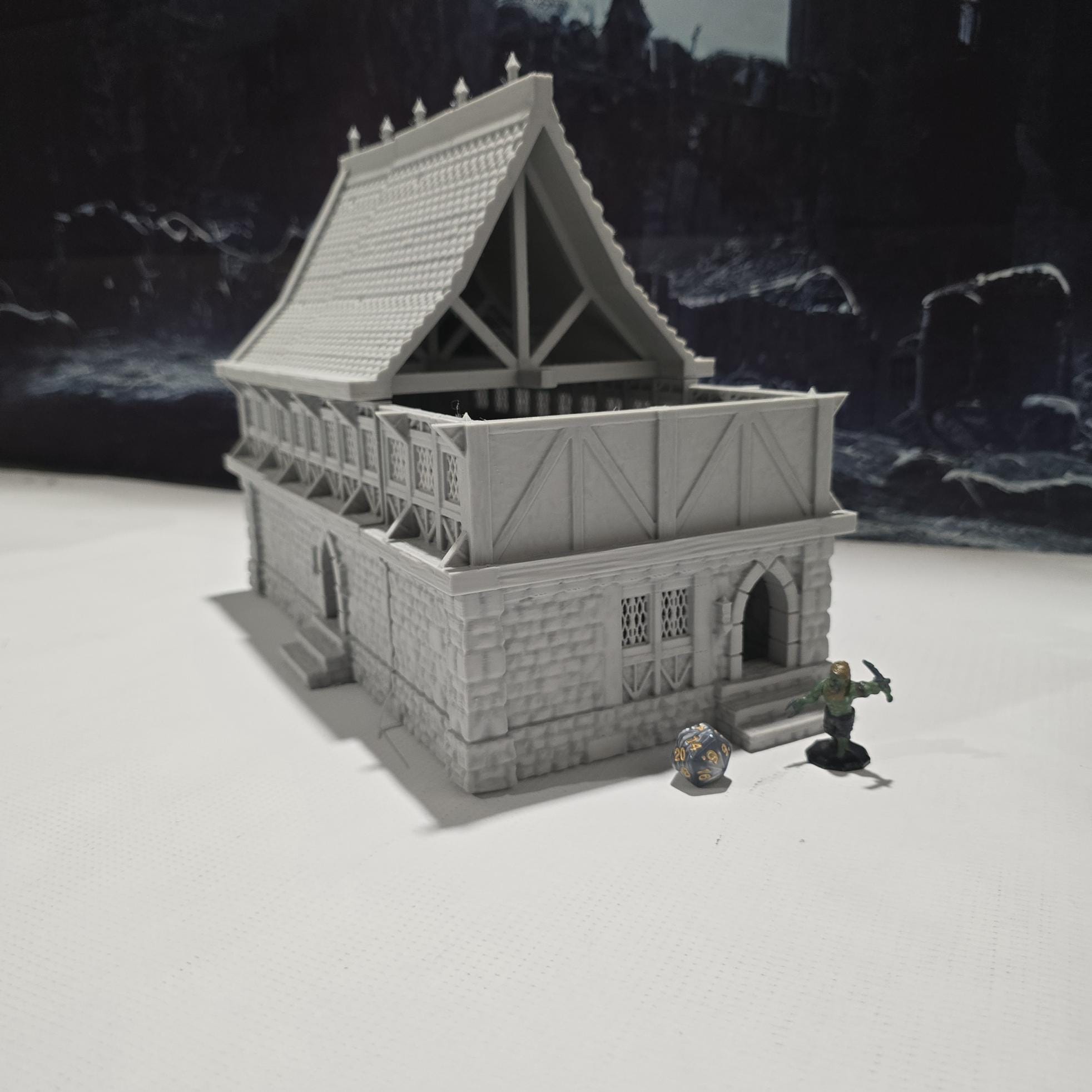 Dungeons & Dragons Modular Terrain Set - Medium Warehouse 2 for DnD, Pathfinder & Tabletop Wargaming | RPG Game Accessories for Fantasy Battle Scenes
