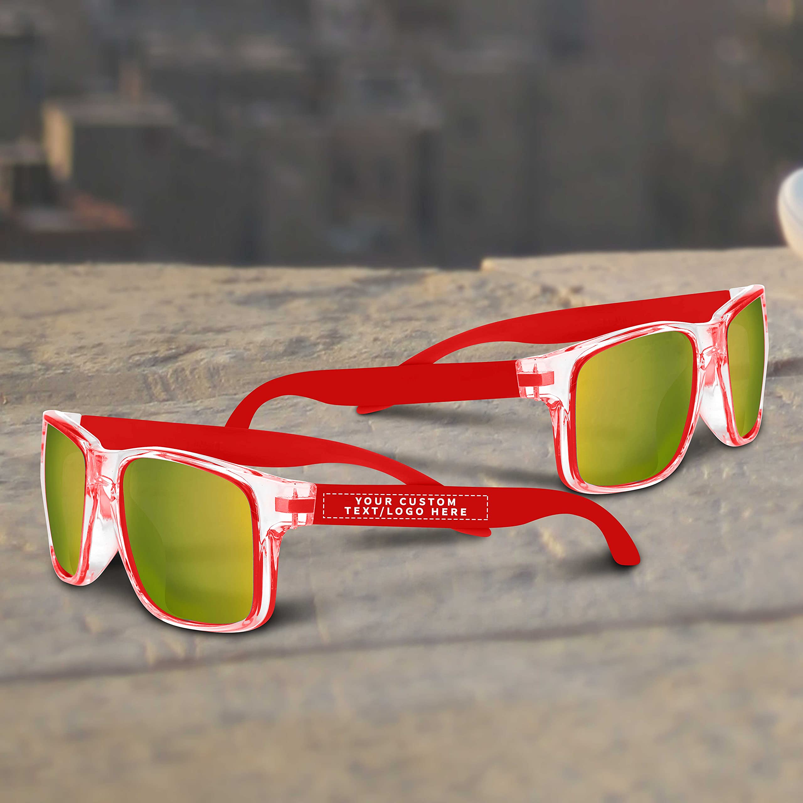 Stylish Mirror Lens Sunglasses for Men & Women - UV Protection, Polarized, Trendy Fashion Shades - Perfect for Driving, Beach, Outdoor Activities