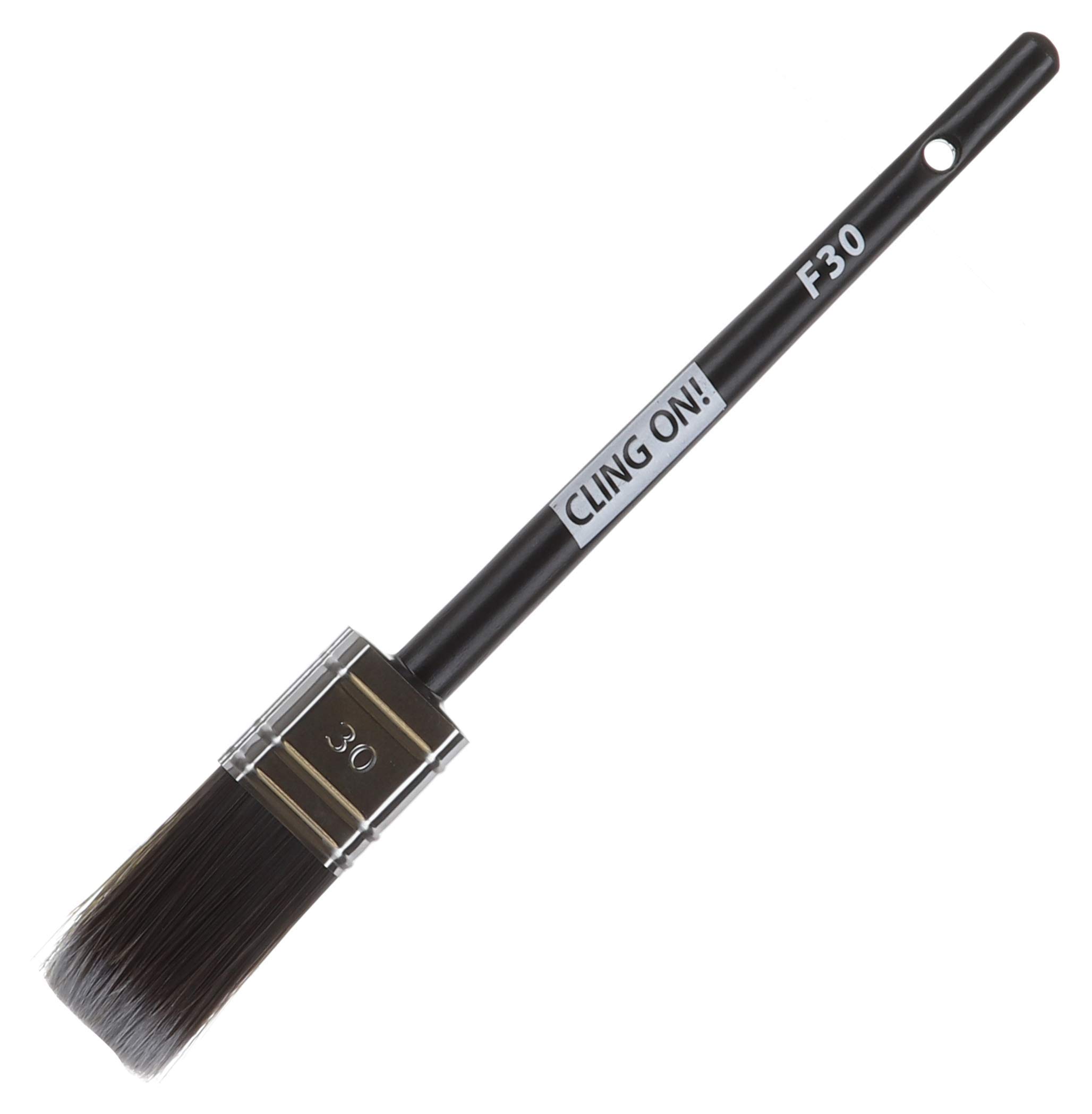 Best Flat Paint Brush F30 for Chalk & Water-Based Paints - Professional Artist & DIY Home Decor Tool for Furniture, Cabinets & Walls