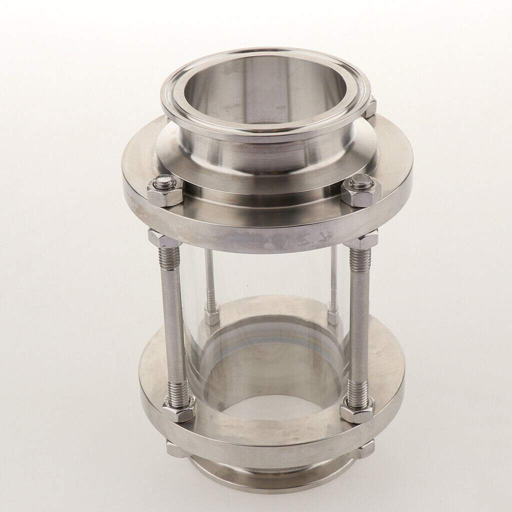 Sanitary Stainless Steel Tri Clamp Sight Glass for Pipe Fittings - 77.5mm (3.05