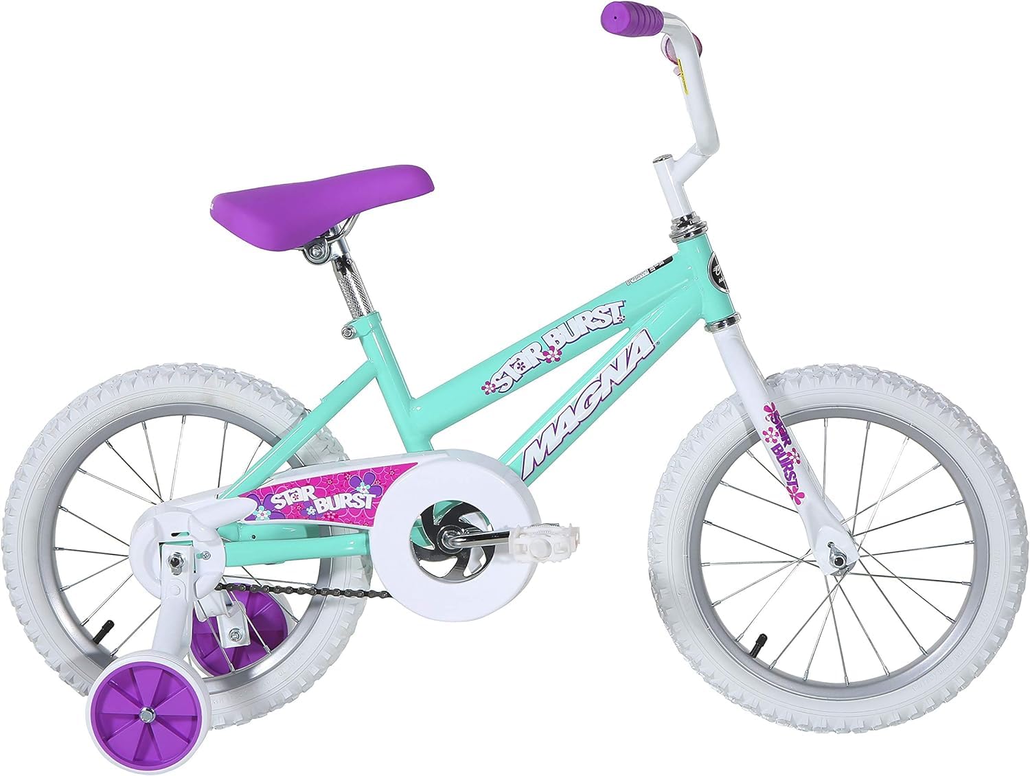 Dynacraft Star Burst Kids Bike - 16 Inch Children's Bicycle for Boys & Girls, Outdoor Riding, Exercise & Play | Perfect Birthday Gift & Backyard Fun for Active Kids