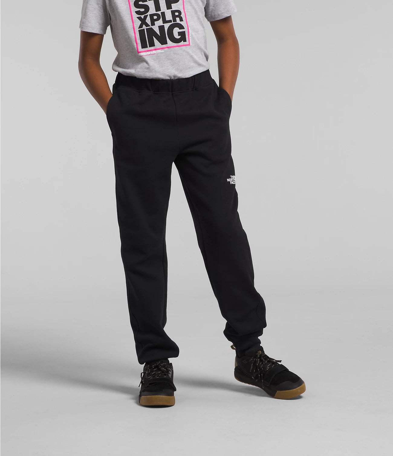 The North Face Big Kids' Tech Jogger Pants - NF0A84MC - Comfortable & Durable Athletic Pants for Boys & Girls - Perfect for Running, School & Outdoor Activities