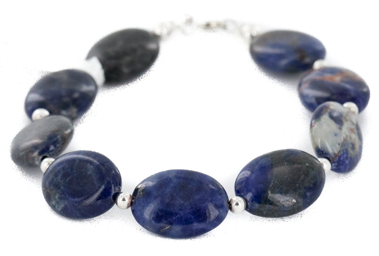 Certified Authentic Navajo .925 Sterling Silver Natural Lapis Native American Handmade Bracelet - Perfect for Boho Style, Gift Giving & Cultural Fashion Accessories